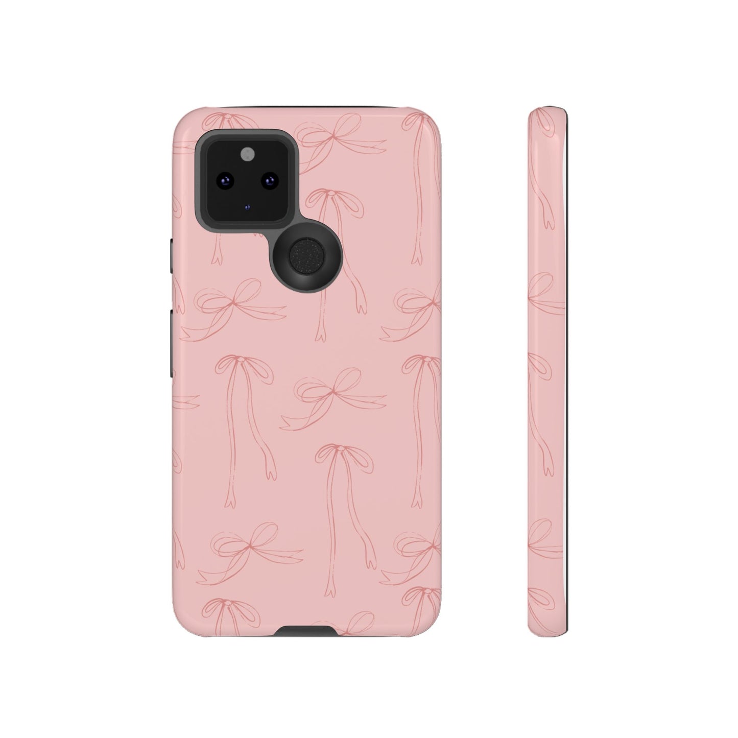 Chic Phone Case with Elegant Bow Design, Stylish Phone Cover, Trendy Accessory for Girls, Birthday Gift, Cute Tech Decor, Protective Case