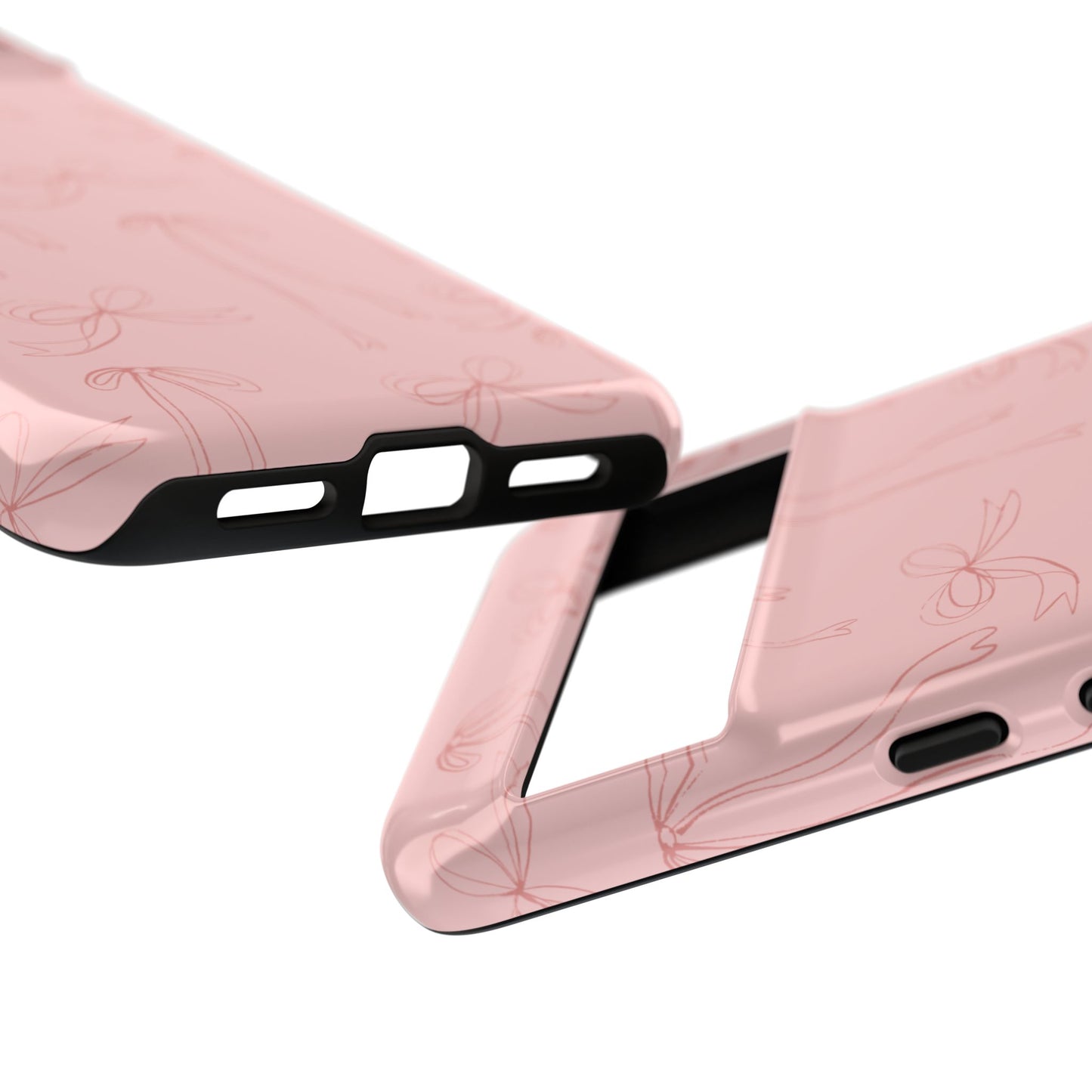 Chic Phone Case with Elegant Bow Design, Stylish Phone Cover, Trendy Accessory for Girls, Birthday Gift, Cute Tech Decor, Protective Case