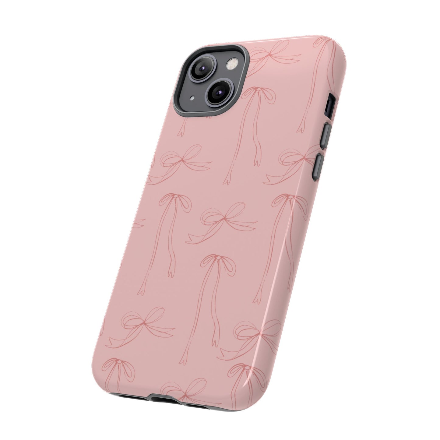 Chic Phone Case with Elegant Bow Design, Stylish Phone Cover, Trendy Accessory for Girls, Birthday Gift, Cute Tech Decor, Protective Case