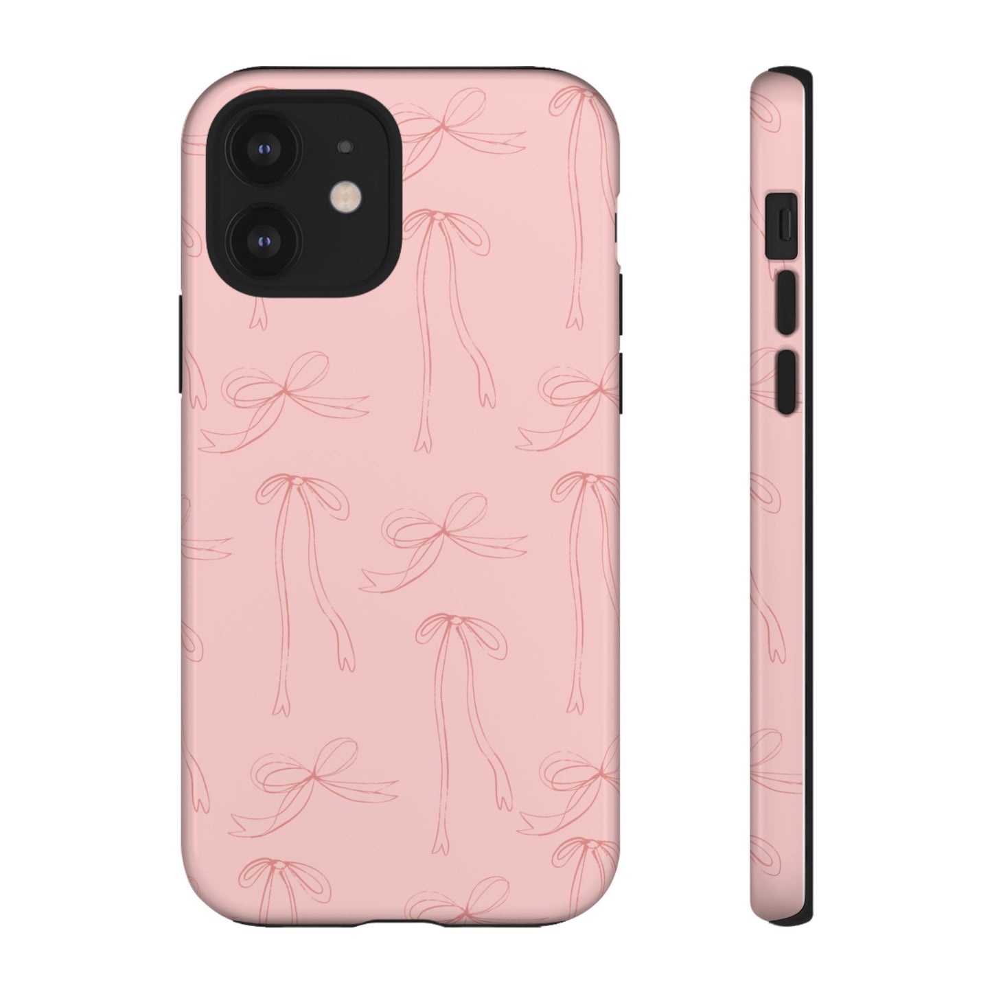 Chic Phone Case with Elegant Bow Design, Stylish Phone Cover, Trendy Accessory for Girls, Birthday Gift, Cute Tech Decor, Protective Case