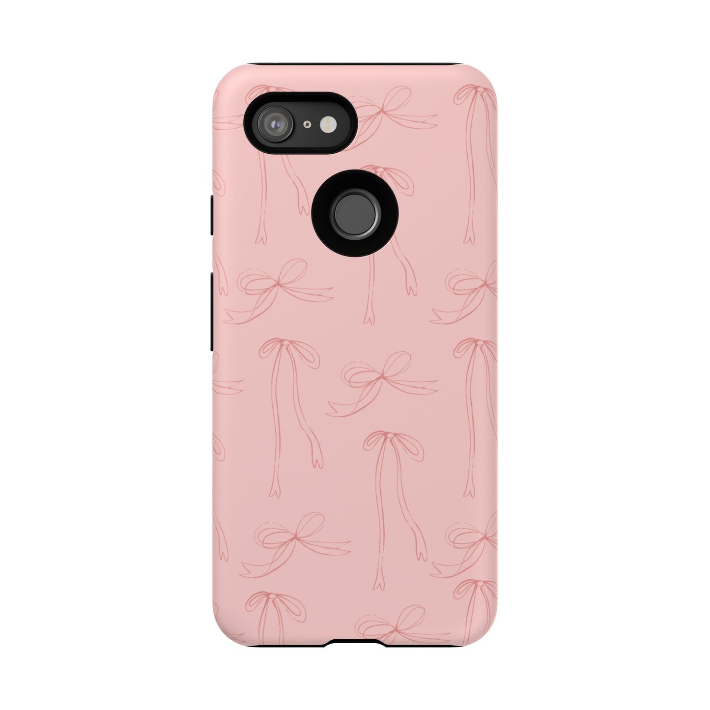 Chic Phone Case with Elegant Bow Design, Stylish Phone Cover, Trendy Accessory for Girls, Birthday Gift, Cute Tech Decor, Protective Case