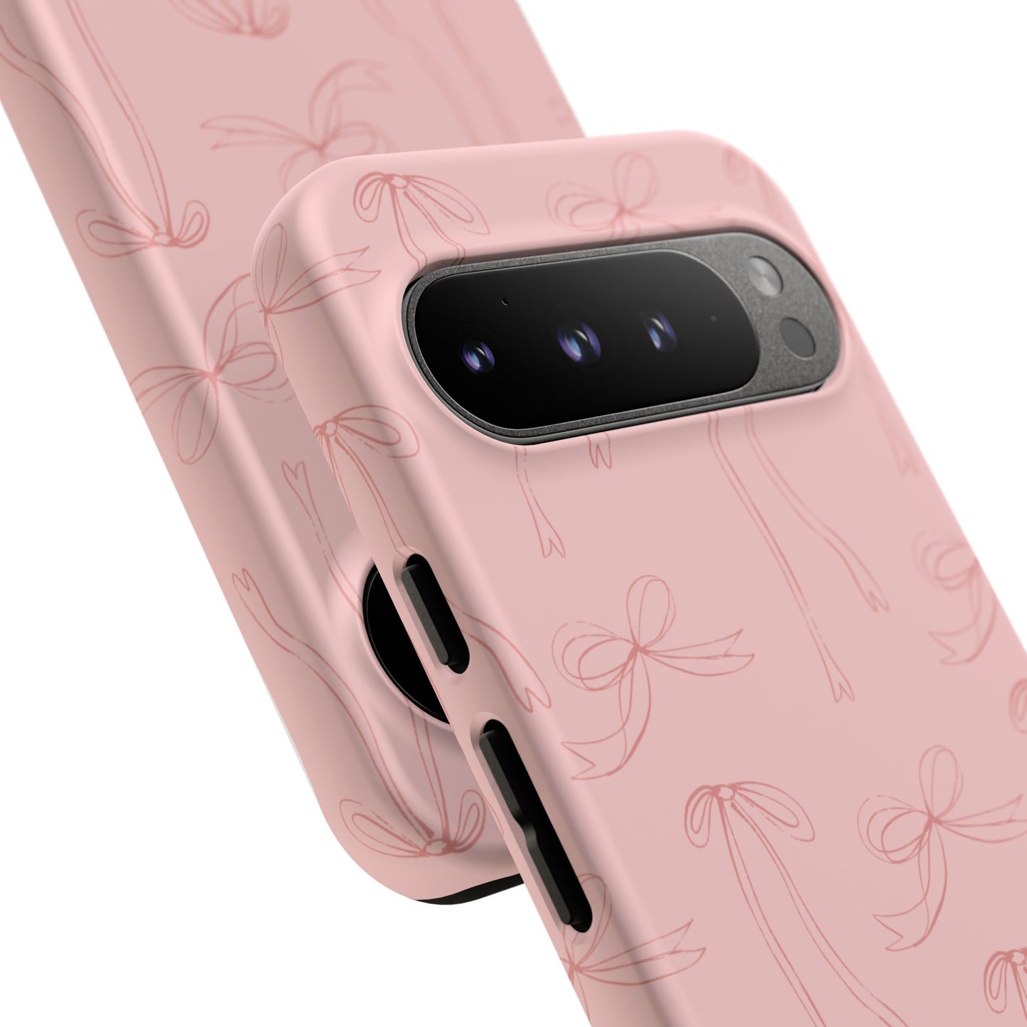 Chic Phone Case with Elegant Bow Design, Stylish Phone Cover, Trendy Accessory for Girls, Birthday Gift, Cute Tech Decor, Protective Case