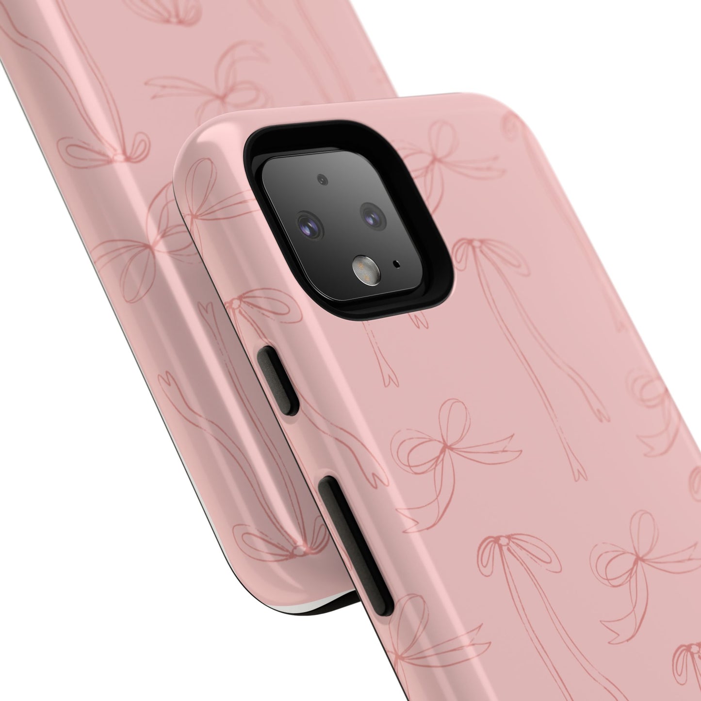 Chic Phone Case with Elegant Bow Design, Stylish Phone Cover, Trendy Accessory for Girls, Birthday Gift, Cute Tech Decor, Protective Case
