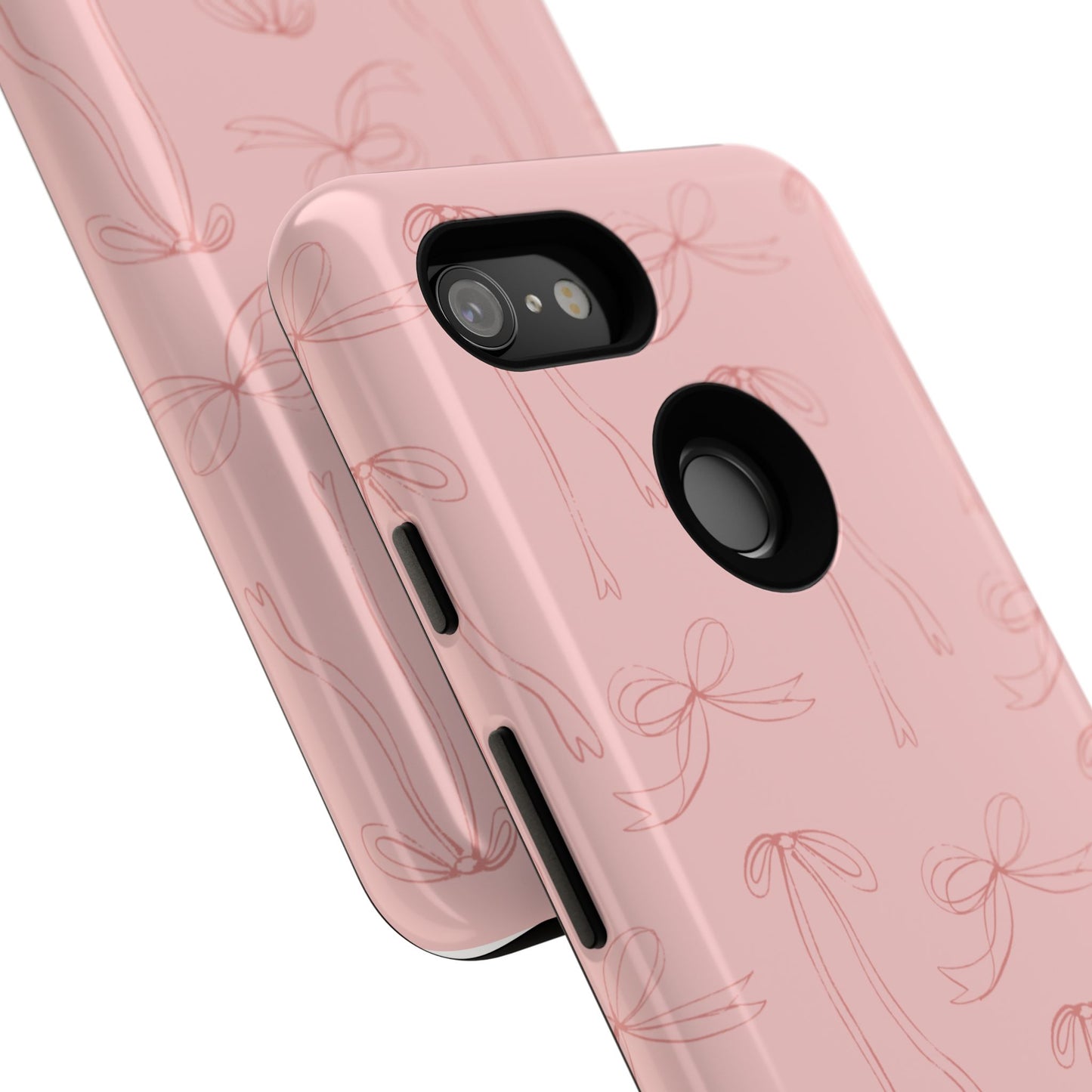 Chic Phone Case with Elegant Bow Design, Stylish Phone Cover, Trendy Accessory for Girls, Birthday Gift, Cute Tech Decor, Protective Case