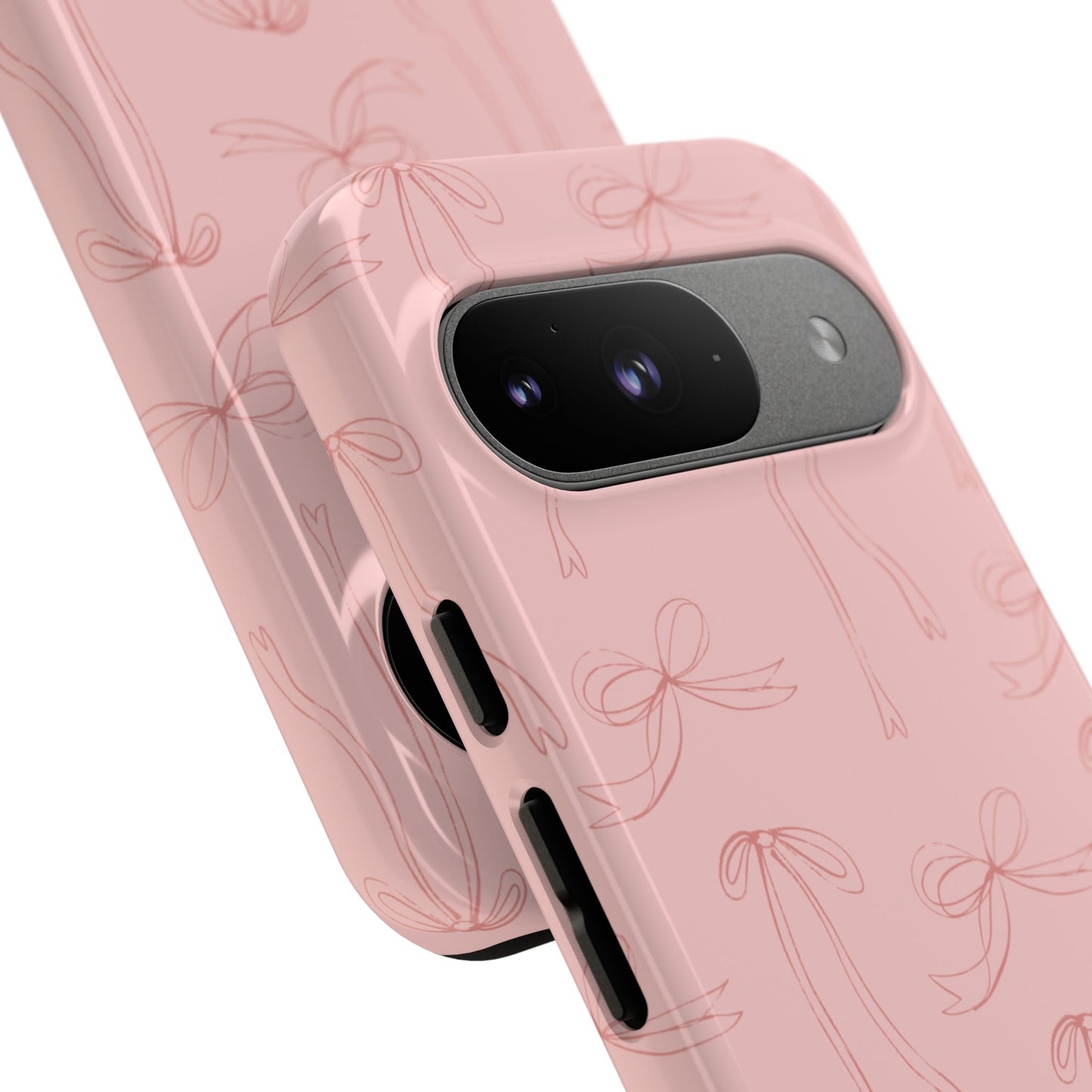 Chic Phone Case with Elegant Bow Design, Stylish Phone Cover, Trendy Accessory for Girls, Birthday Gift, Cute Tech Decor, Protective Case