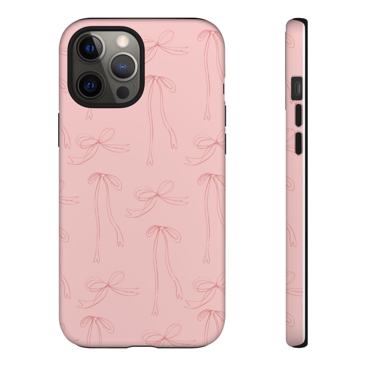 Chic Phone Case with Elegant Bow Design, Stylish Phone Cover, Trendy Accessory for Girls, Birthday Gift, Cute Tech Decor, Protective Case