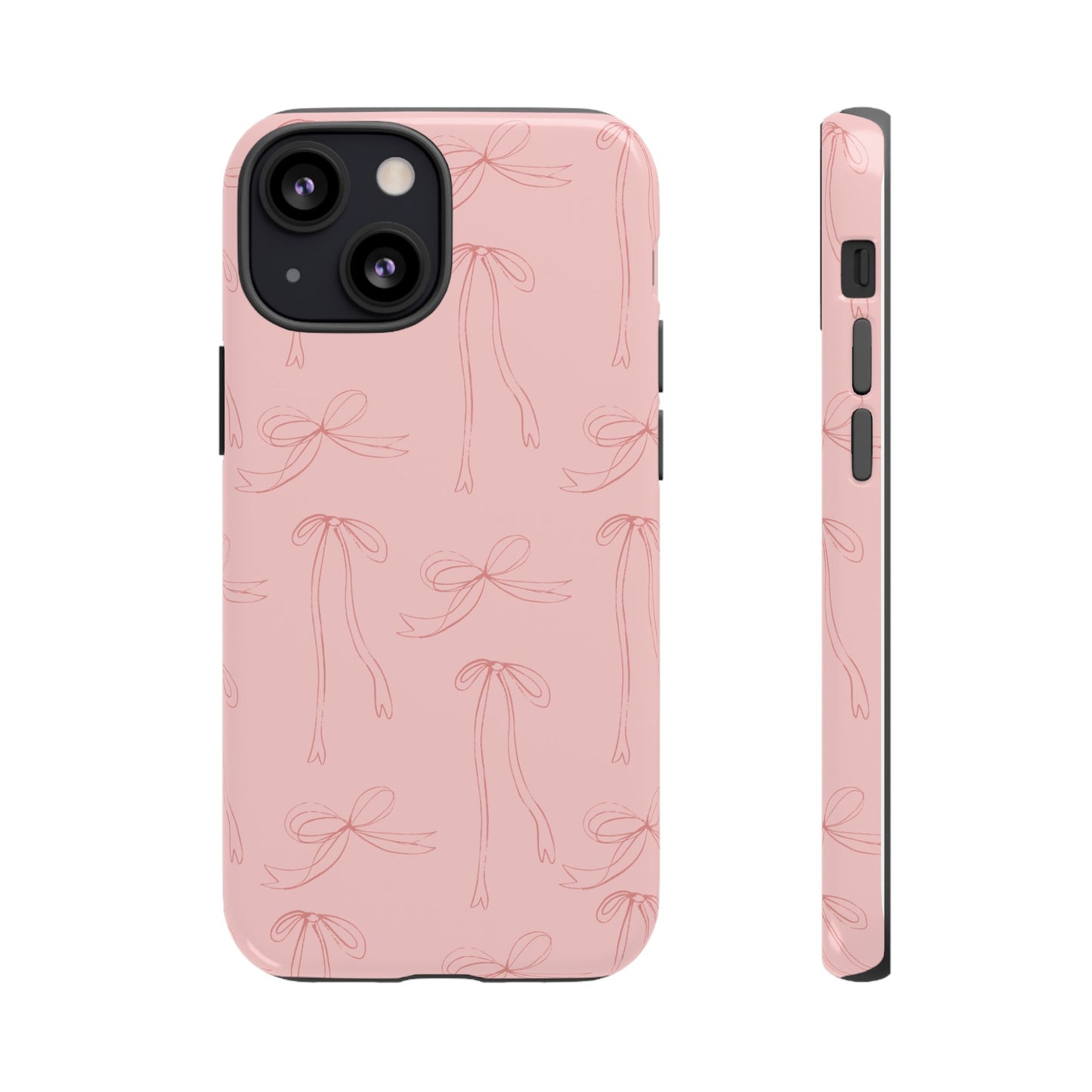 Chic Phone Case with Elegant Bow Design, Stylish Phone Cover, Trendy Accessory for Girls, Birthday Gift, Cute Tech Decor, Protective Case