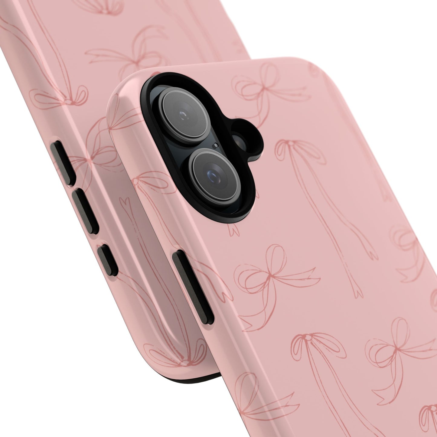 Chic Phone Case with Elegant Bow Design, Stylish Phone Cover, Trendy Accessory for Girls, Birthday Gift, Cute Tech Decor, Protective Case