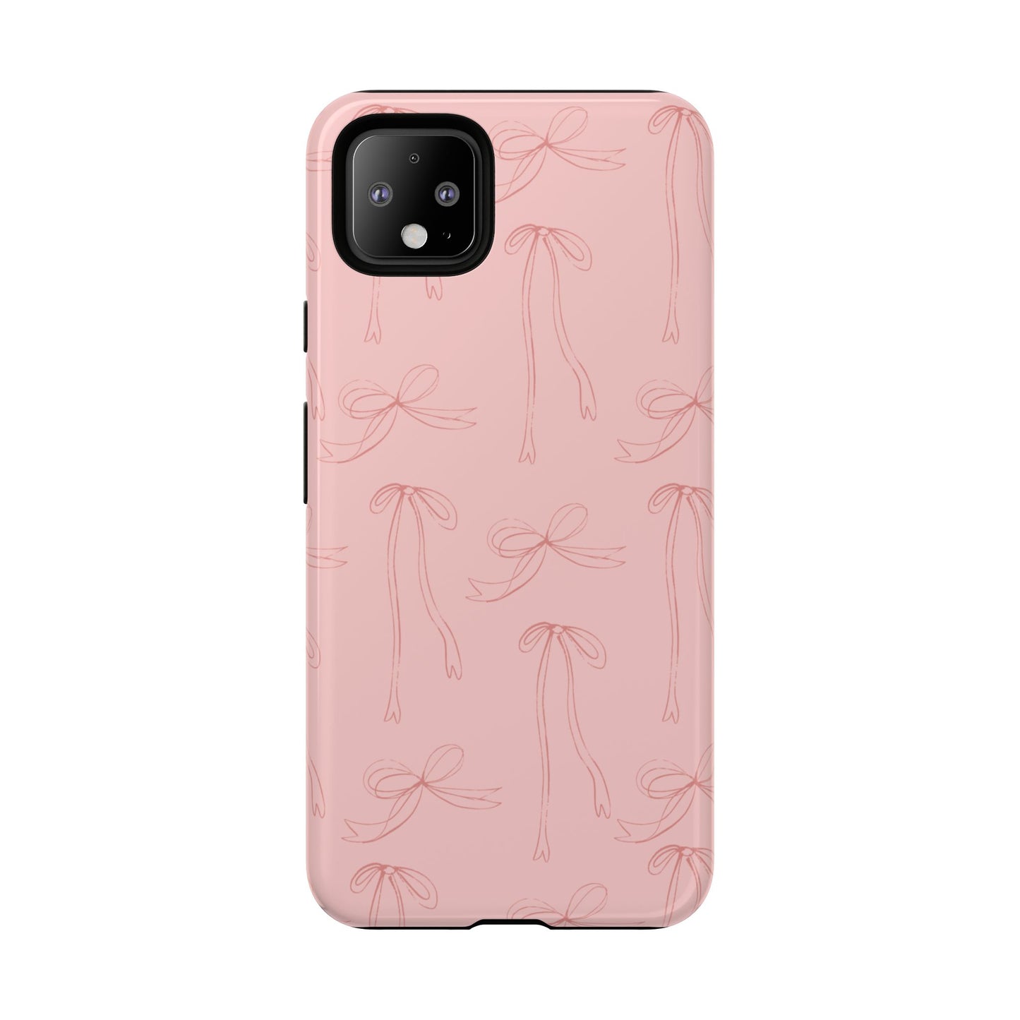 Chic Phone Case with Elegant Bow Design, Stylish Phone Cover, Trendy Accessory for Girls, Birthday Gift, Cute Tech Decor, Protective Case