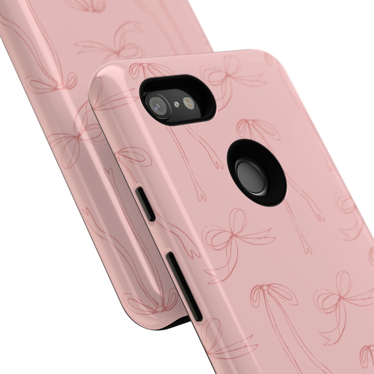 Chic Phone Case with Elegant Bow Design, Stylish Phone Cover, Trendy Accessory for Girls, Birthday Gift, Cute Tech Decor, Protective Case