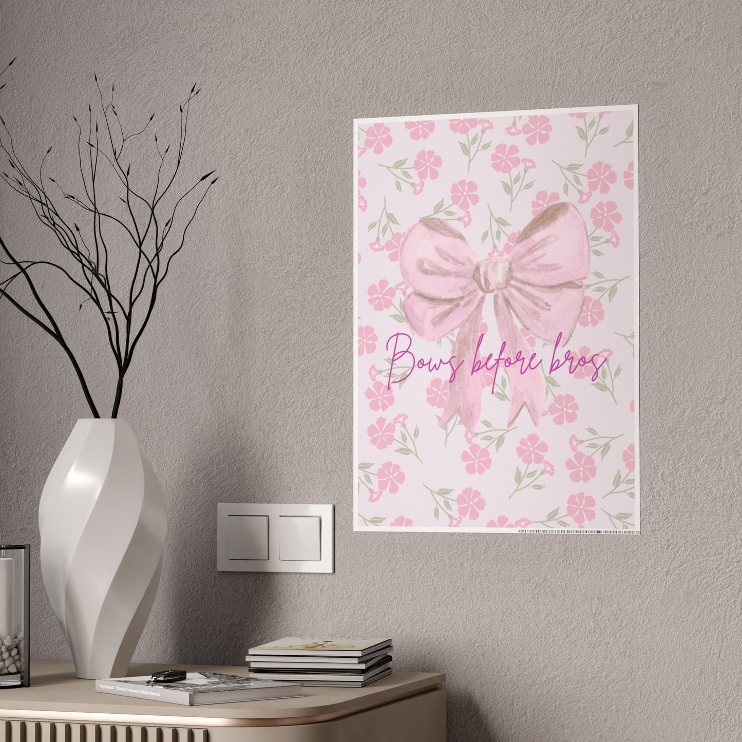 Chic Wall Art Print, Feminine Decor, Home Office Decor, Gift for Her, Inspirational Quote Print