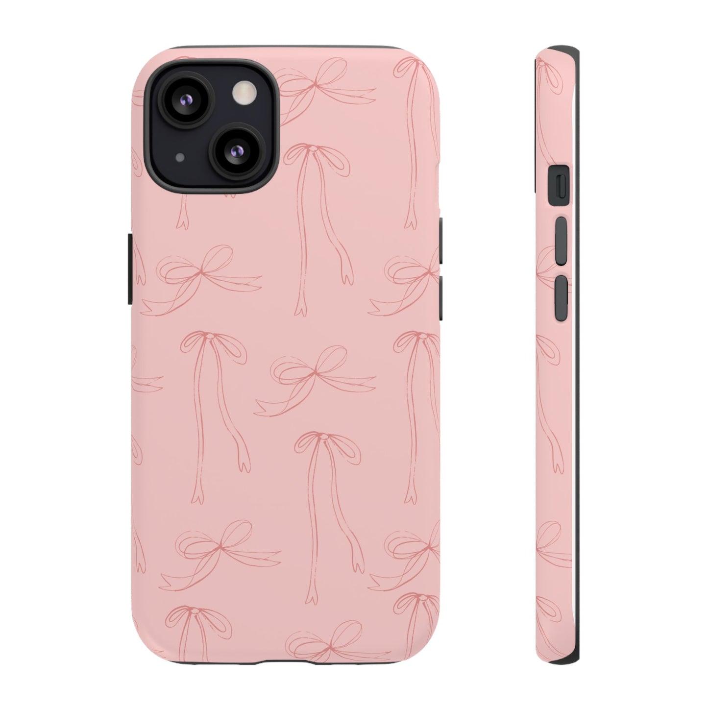 Chic Phone Case with Elegant Bow Design, Stylish Phone Cover, Trendy Accessory for Girls, Birthday Gift, Cute Tech Decor, Protective Case