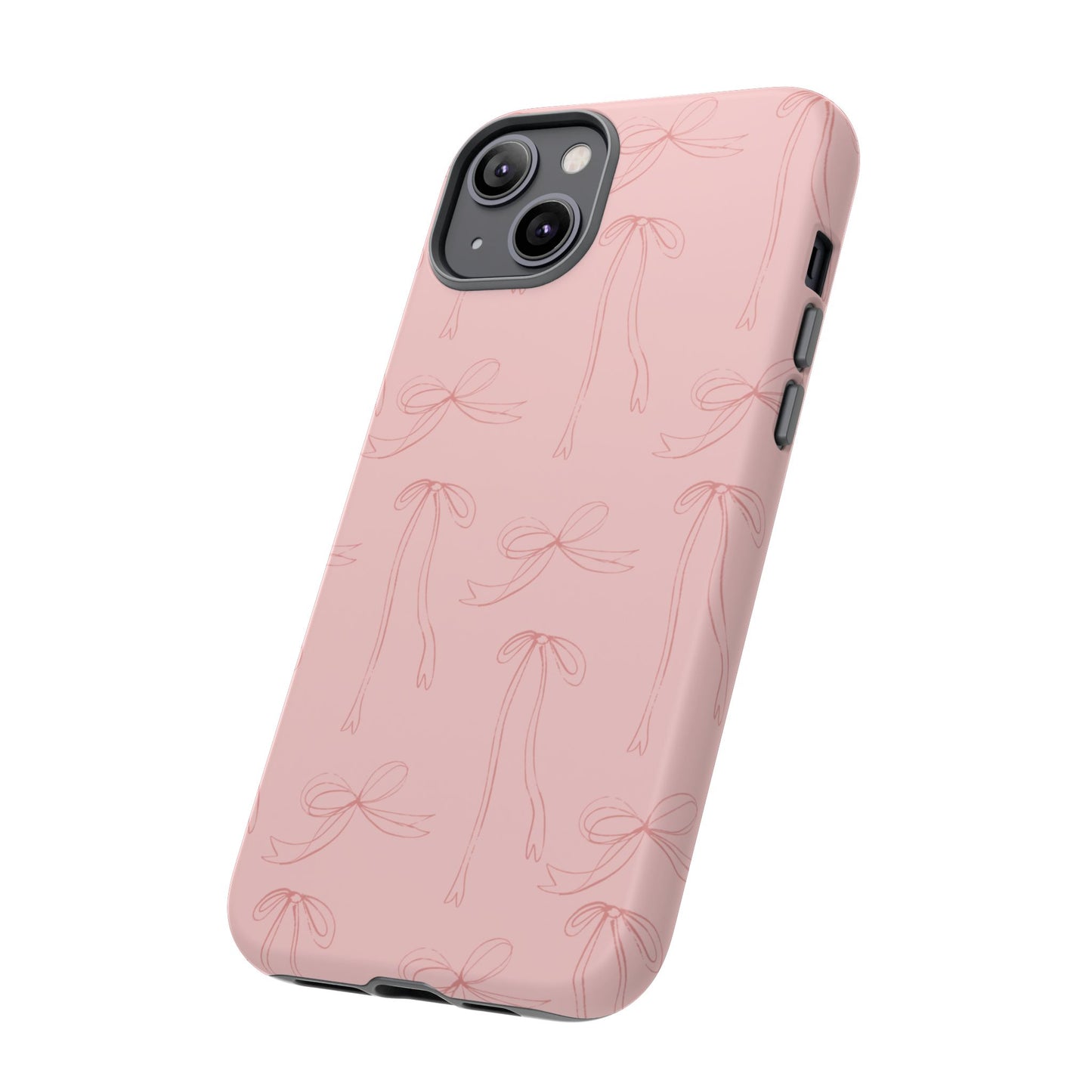 Chic Phone Case with Elegant Bow Design, Stylish Phone Cover, Trendy Accessory for Girls, Birthday Gift, Cute Tech Decor, Protective Case