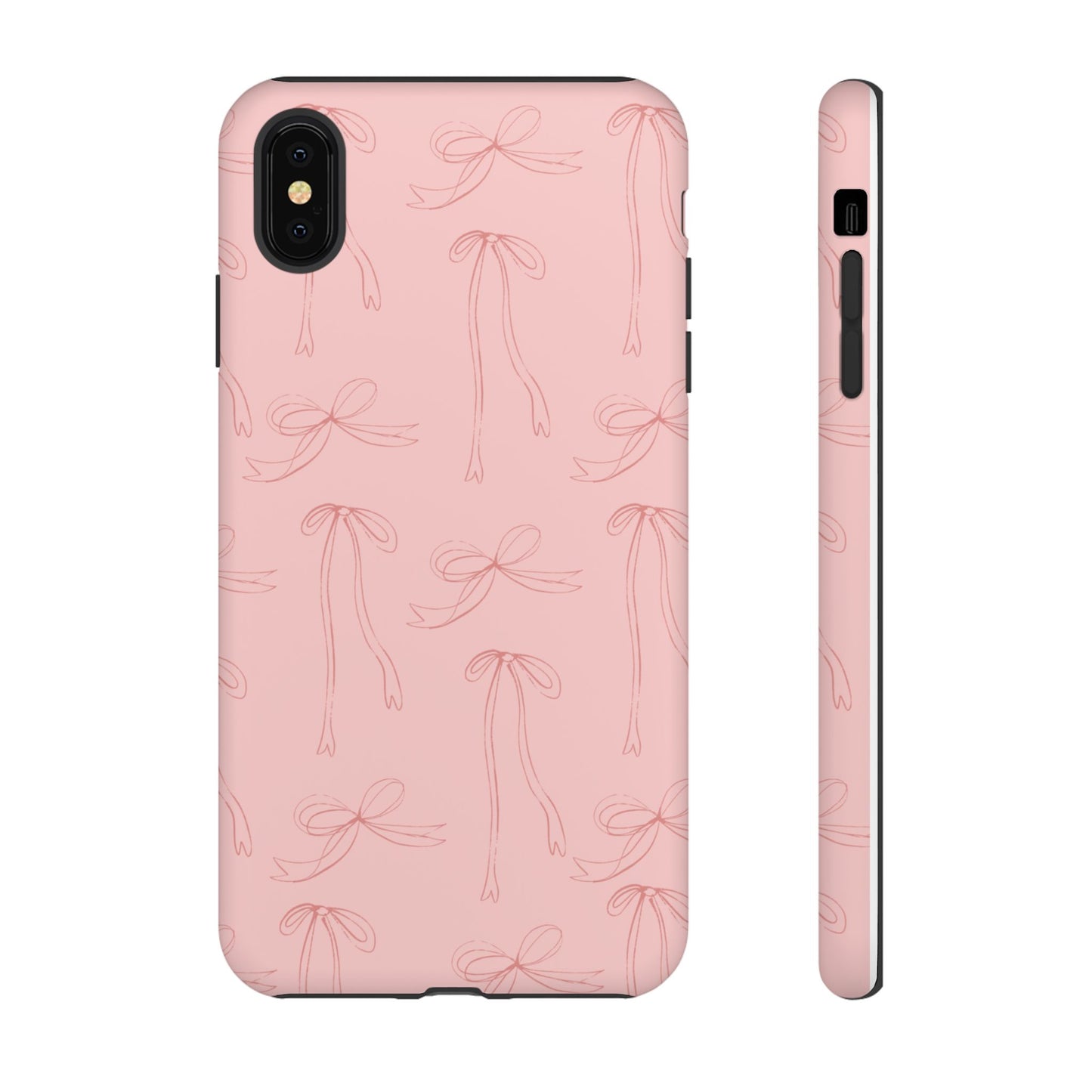 Chic Phone Case with Elegant Bow Design, Stylish Phone Cover, Trendy Accessory for Girls, Birthday Gift, Cute Tech Decor, Protective Case