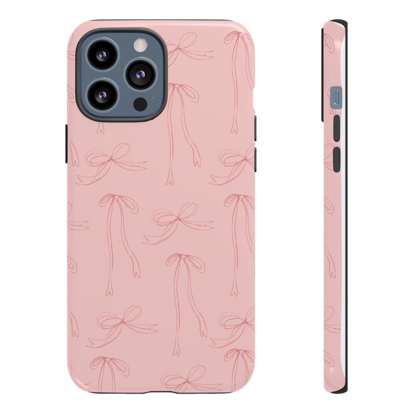 Chic Phone Case with Elegant Bow Design, Stylish Phone Cover, Trendy Accessory for Girls, Birthday Gift, Cute Tech Decor, Protective Case