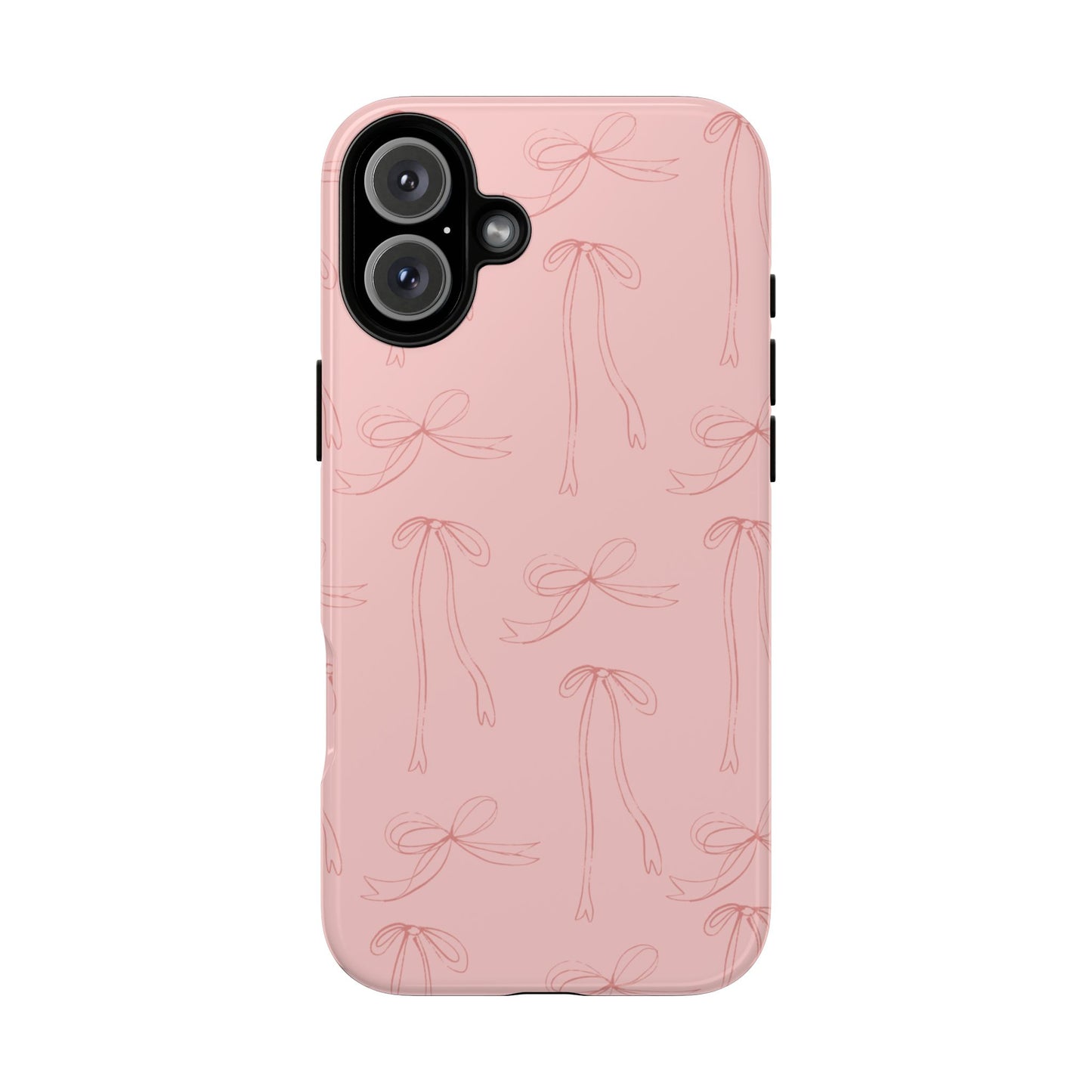 Chic Phone Case with Elegant Bow Design, Stylish Phone Cover, Trendy Accessory for Girls, Birthday Gift, Cute Tech Decor, Protective Case