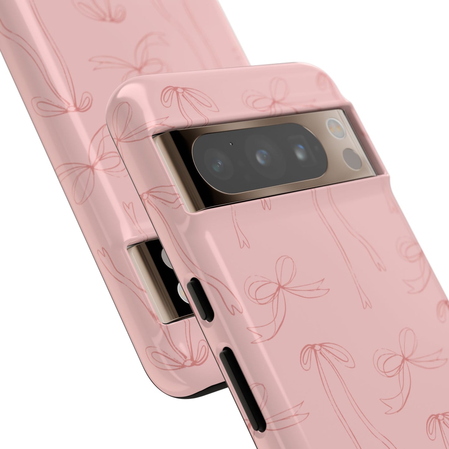 Chic Phone Case with Elegant Bow Design, Stylish Phone Cover, Trendy Accessory for Girls, Birthday Gift, Cute Tech Decor, Protective Case