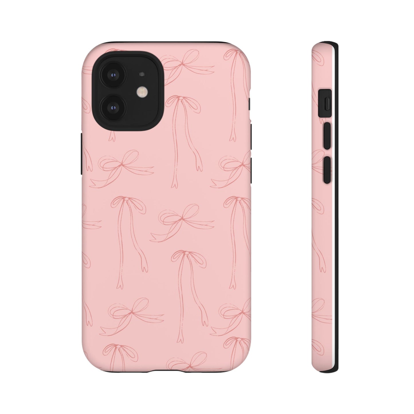 Chic Phone Case with Elegant Bow Design, Stylish Phone Cover, Trendy Accessory for Girls, Birthday Gift, Cute Tech Decor, Protective Case