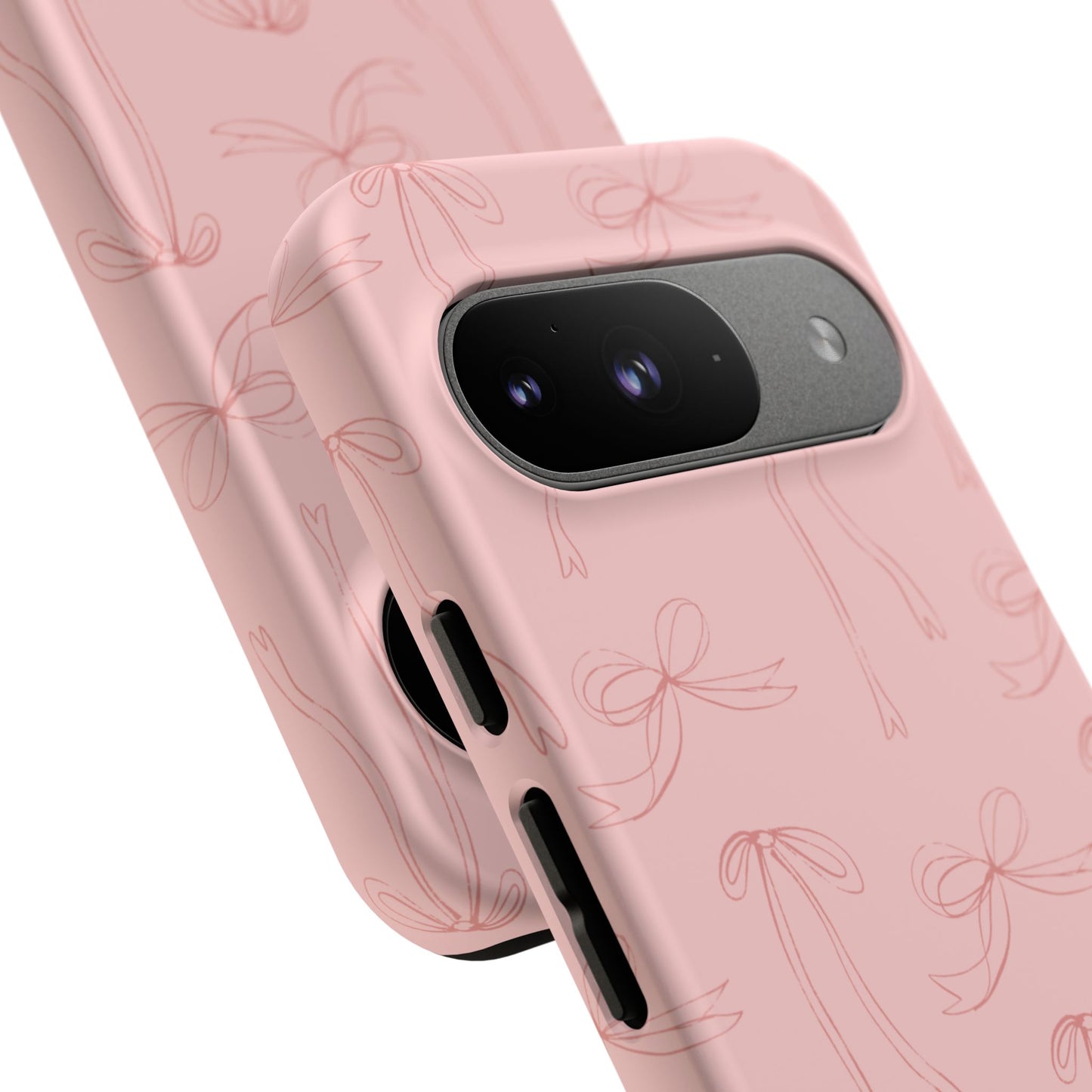 Chic Phone Case with Elegant Bow Design, Stylish Phone Cover, Trendy Accessory for Girls, Birthday Gift, Cute Tech Decor, Protective Case