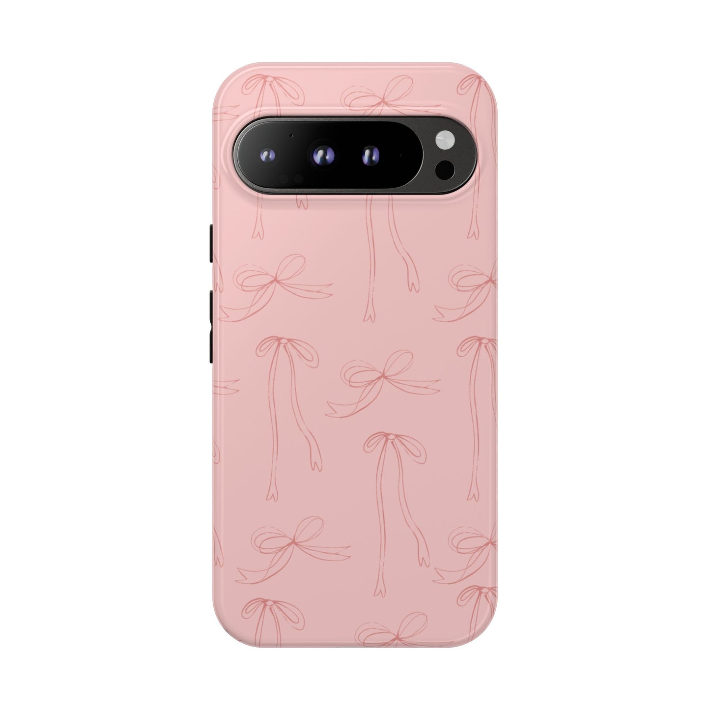 Chic Phone Case with Elegant Bow Design, Stylish Phone Cover, Trendy Accessory for Girls, Birthday Gift, Cute Tech Decor, Protective Case