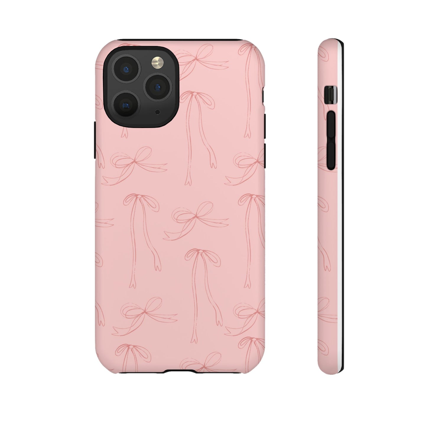 Chic Phone Case with Elegant Bow Design, Stylish Phone Cover, Trendy Accessory for Girls, Birthday Gift, Cute Tech Decor, Protective Case