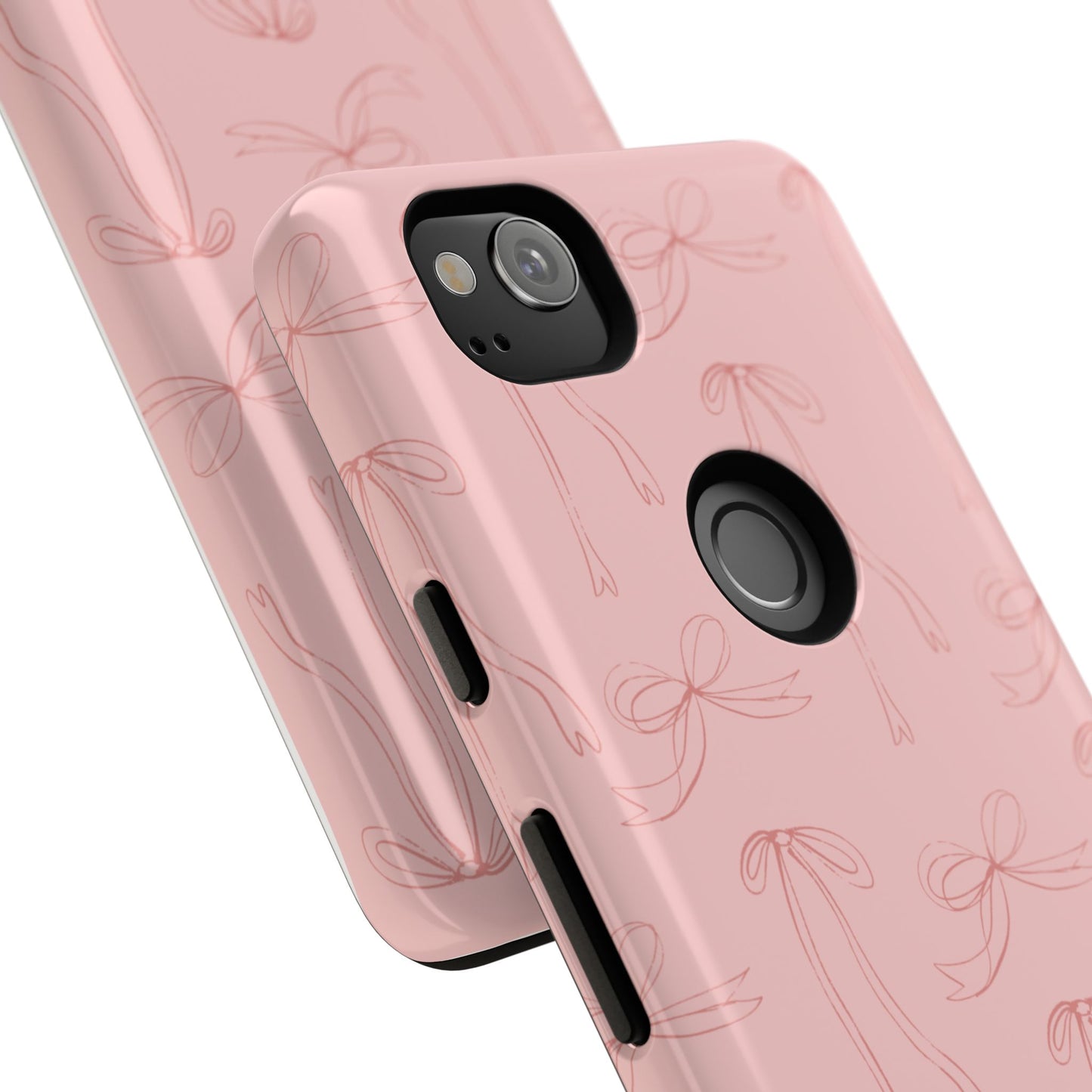 Chic Phone Case with Elegant Bow Design, Stylish Phone Cover, Trendy Accessory for Girls, Birthday Gift, Cute Tech Decor, Protective Case