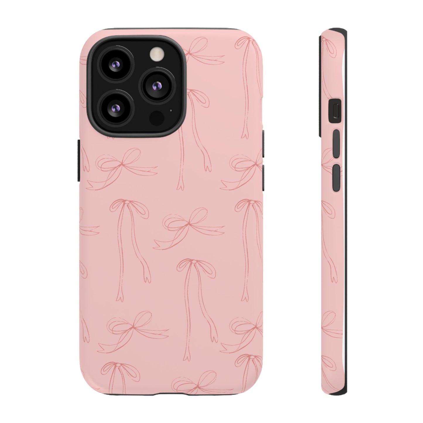 Chic Phone Case with Elegant Bow Design, Stylish Phone Cover, Trendy Accessory for Girls, Birthday Gift, Cute Tech Decor, Protective Case