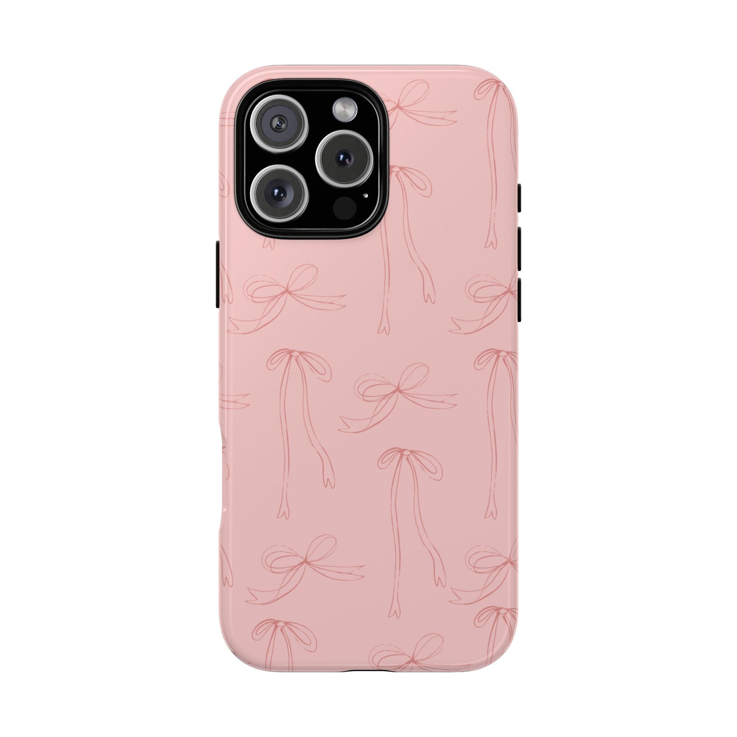 Chic Phone Case with Elegant Bow Design, Stylish Phone Cover, Trendy Accessory for Girls, Birthday Gift, Cute Tech Decor, Protective Case