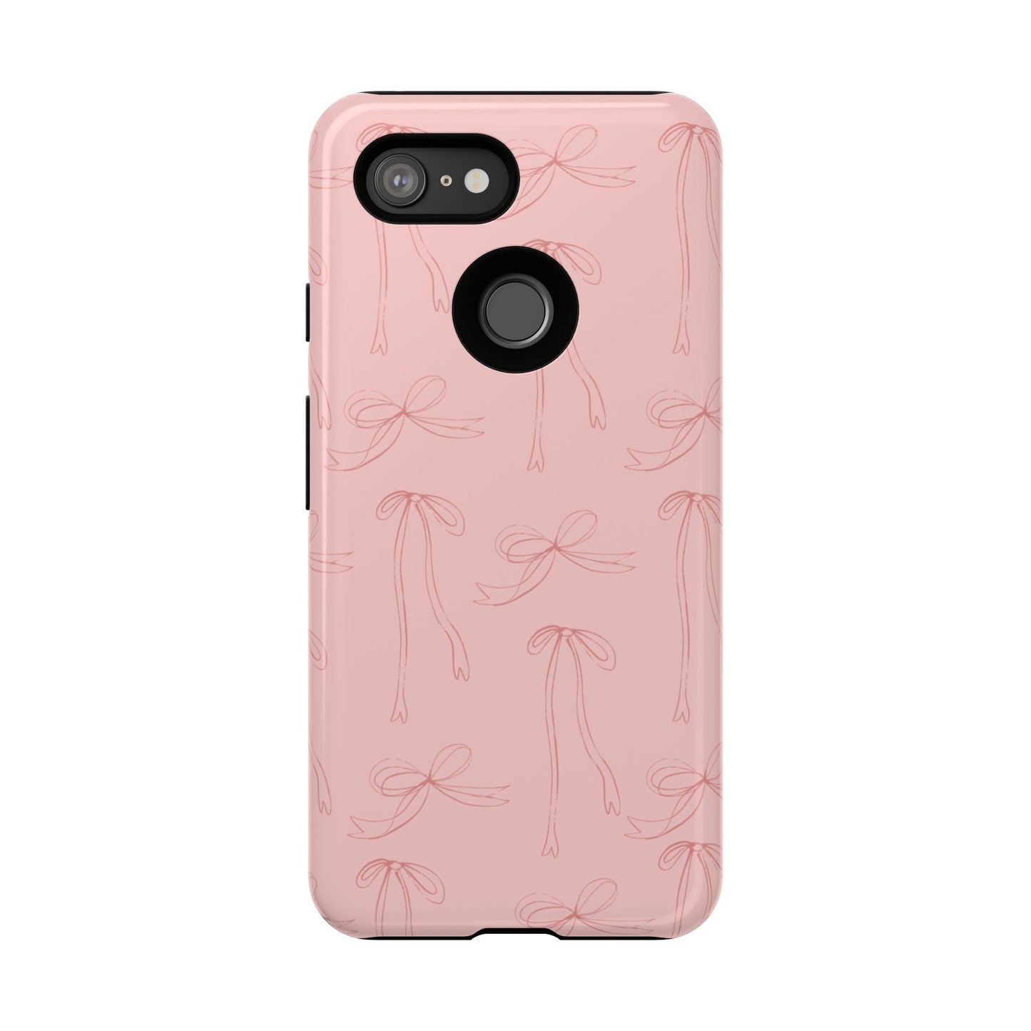 Chic Phone Case with Elegant Bow Design, Stylish Phone Cover, Trendy Accessory for Girls, Birthday Gift, Cute Tech Decor, Protective Case