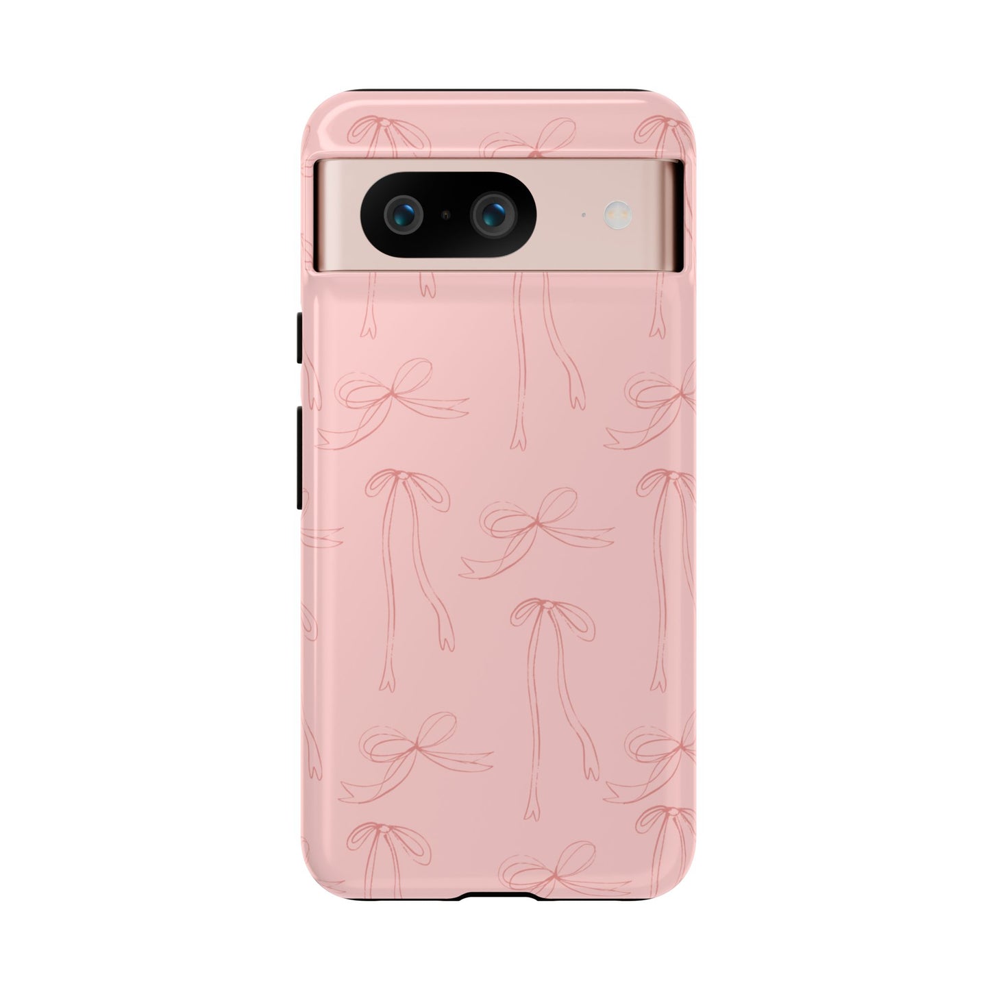 Chic Phone Case with Elegant Bow Design, Stylish Phone Cover, Trendy Accessory for Girls, Birthday Gift, Cute Tech Decor, Protective Case