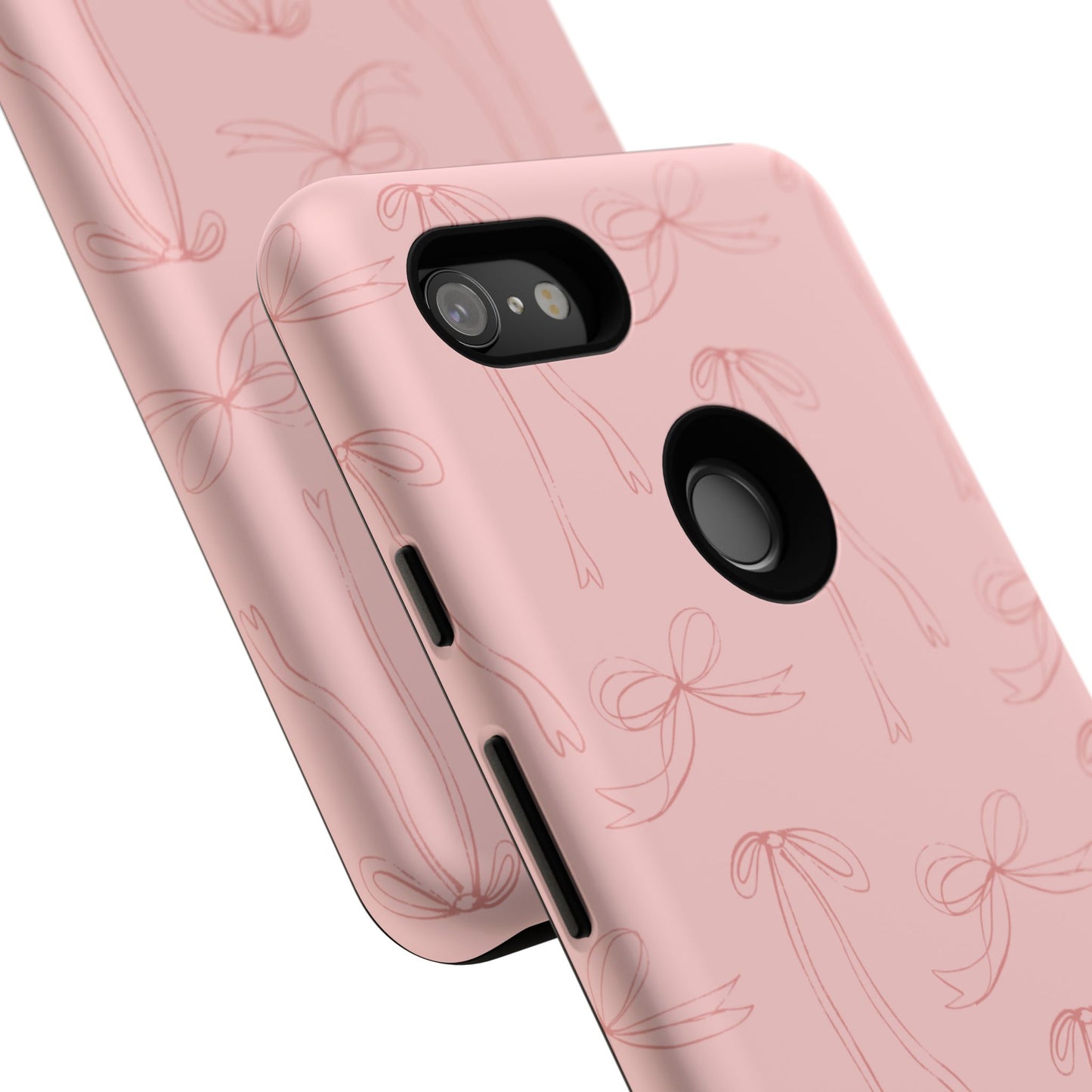 Chic Phone Case with Elegant Bow Design, Stylish Phone Cover, Trendy Accessory for Girls, Birthday Gift, Cute Tech Decor, Protective Case