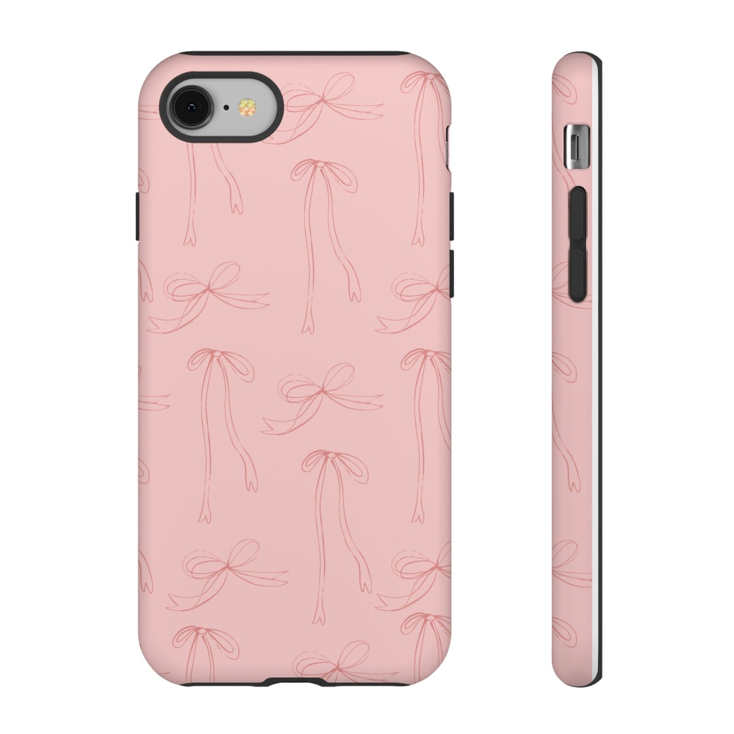 Chic Phone Case with Elegant Bow Design, Stylish Phone Cover, Trendy Accessory for Girls, Birthday Gift, Cute Tech Decor, Protective Case