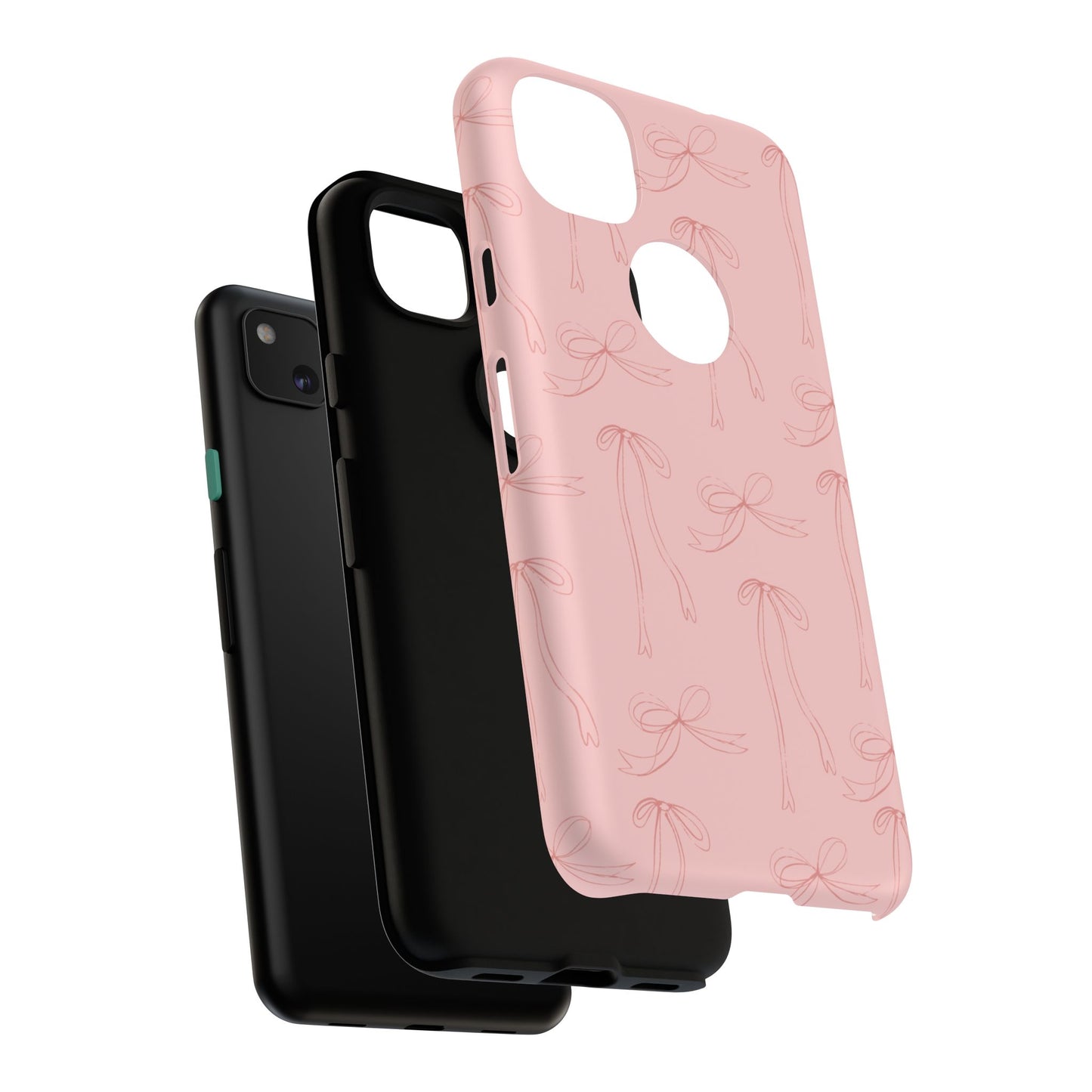 Chic Phone Case with Elegant Bow Design, Stylish Phone Cover, Trendy Accessory for Girls, Birthday Gift, Cute Tech Decor, Protective Case