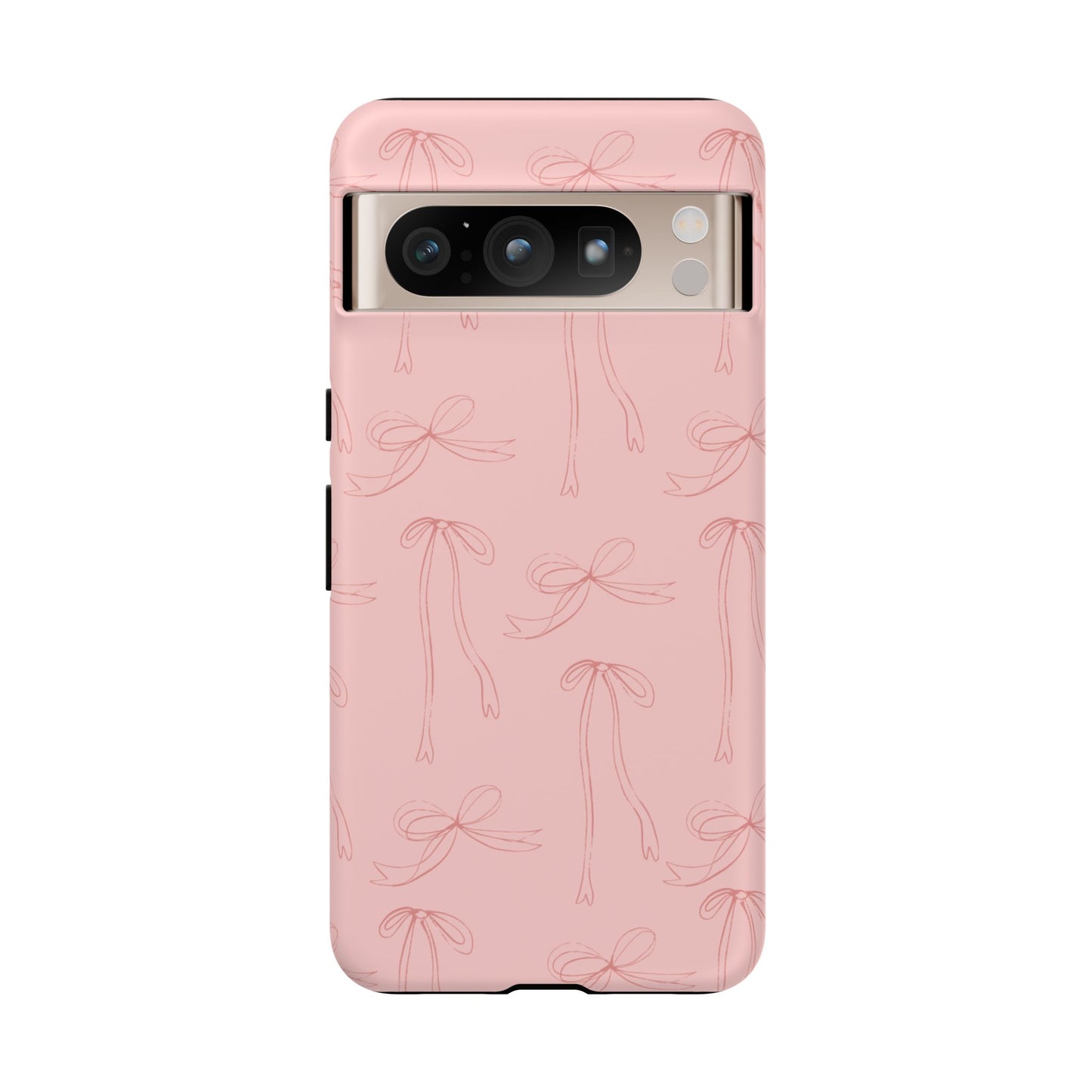 Chic Phone Case with Elegant Bow Design, Stylish Phone Cover, Trendy Accessory for Girls, Birthday Gift, Cute Tech Decor, Protective Case