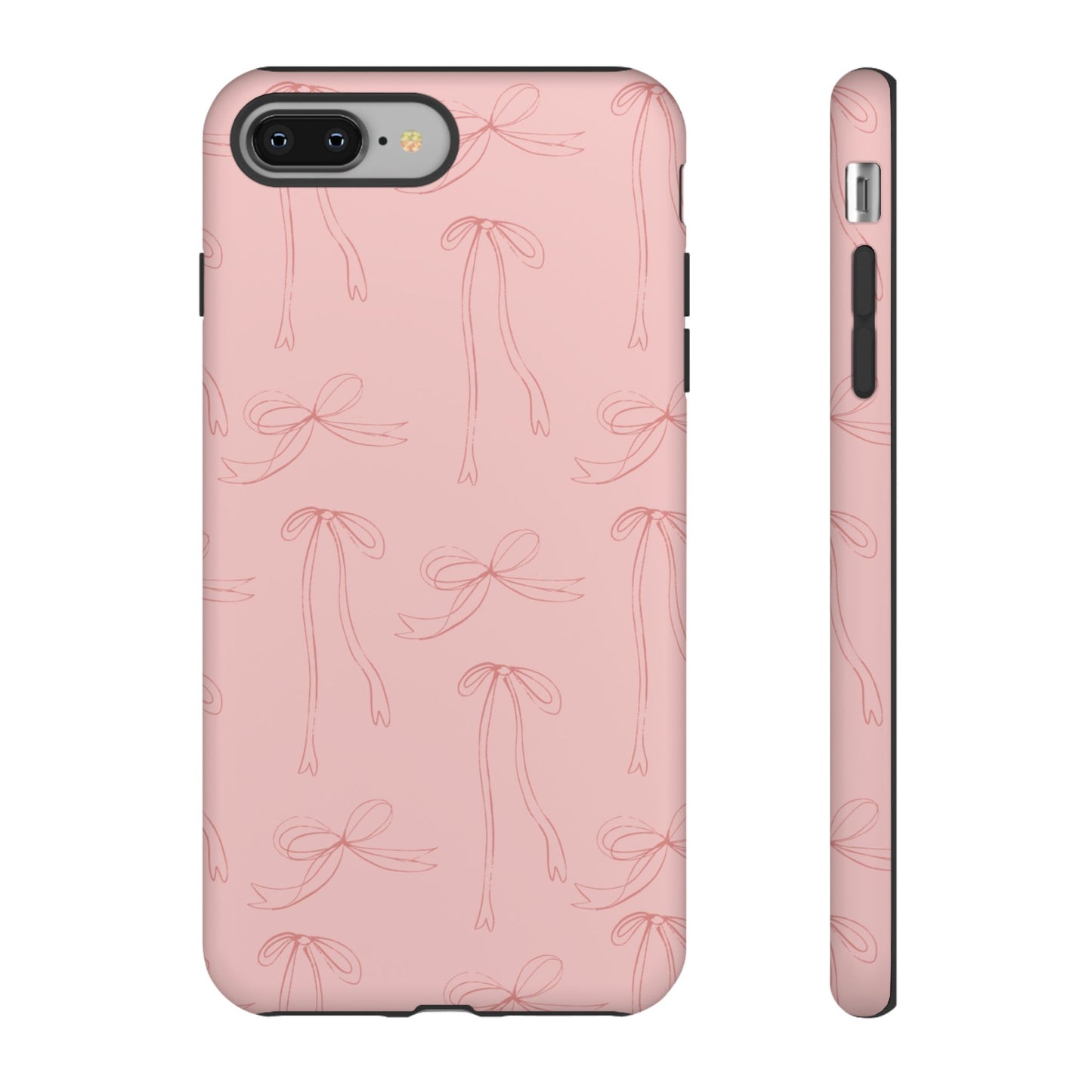 Chic Phone Case with Elegant Bow Design, Stylish Phone Cover, Trendy Accessory for Girls, Birthday Gift, Cute Tech Decor, Protective Case