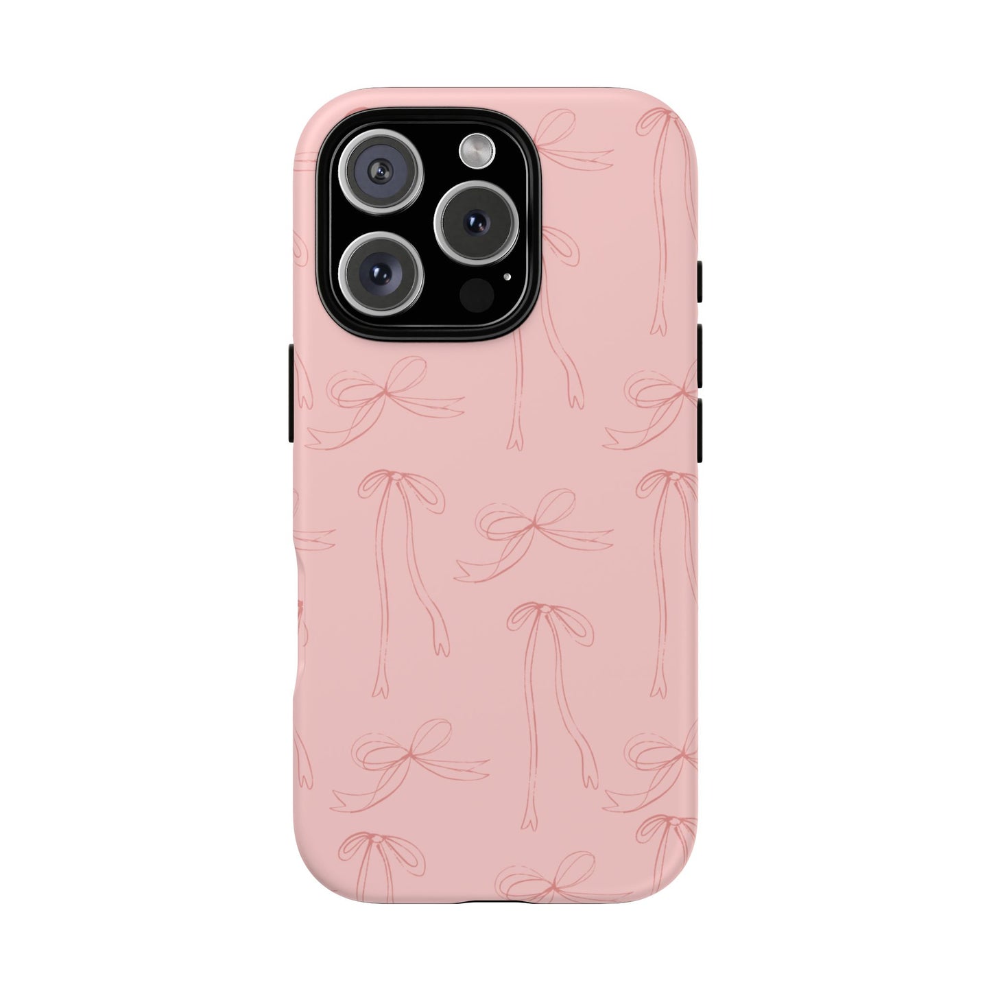 Chic Phone Case with Elegant Bow Design, Stylish Phone Cover, Trendy Accessory for Girls, Birthday Gift, Cute Tech Decor, Protective Case