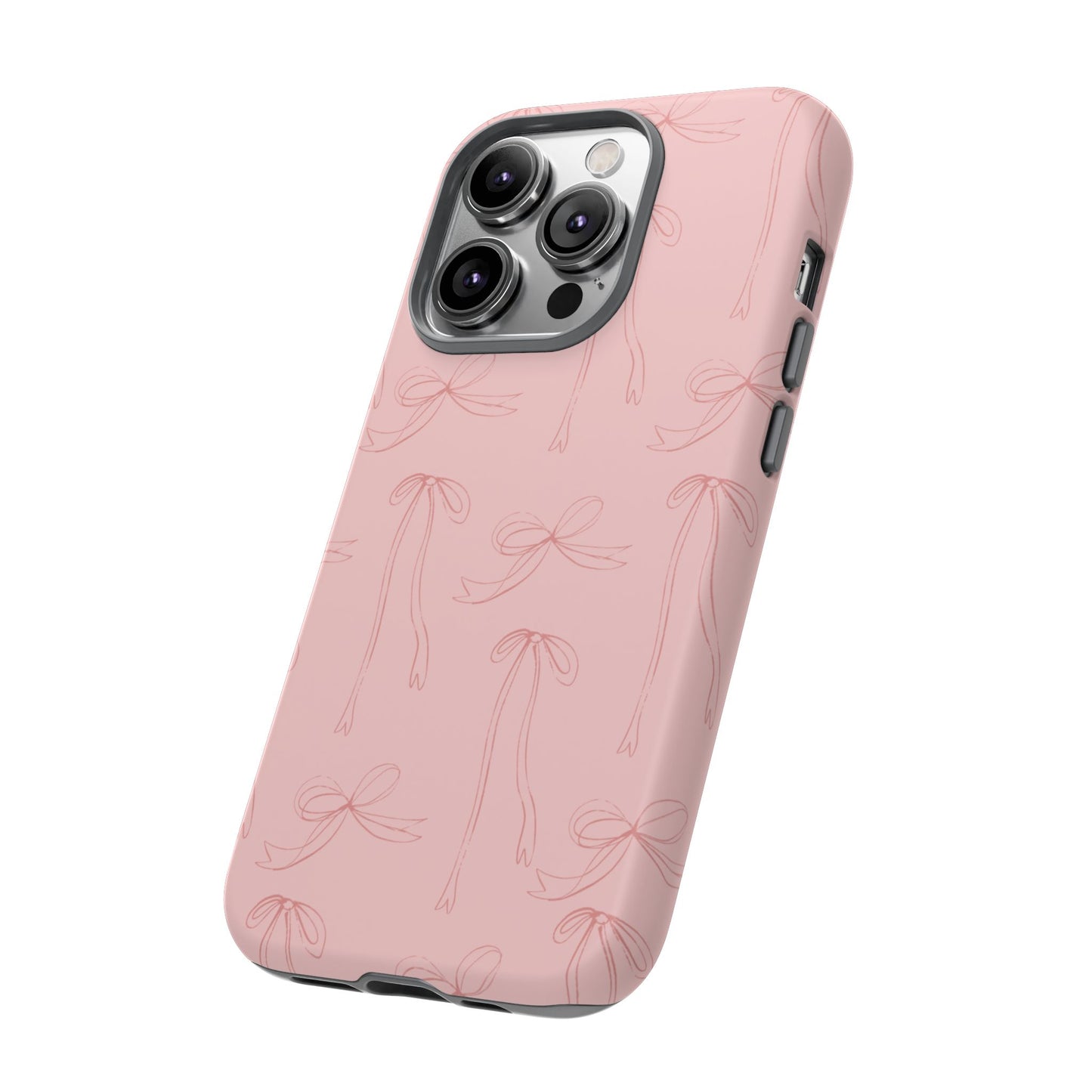 Chic Phone Case with Elegant Bow Design, Stylish Phone Cover, Trendy Accessory for Girls, Birthday Gift, Cute Tech Decor, Protective Case