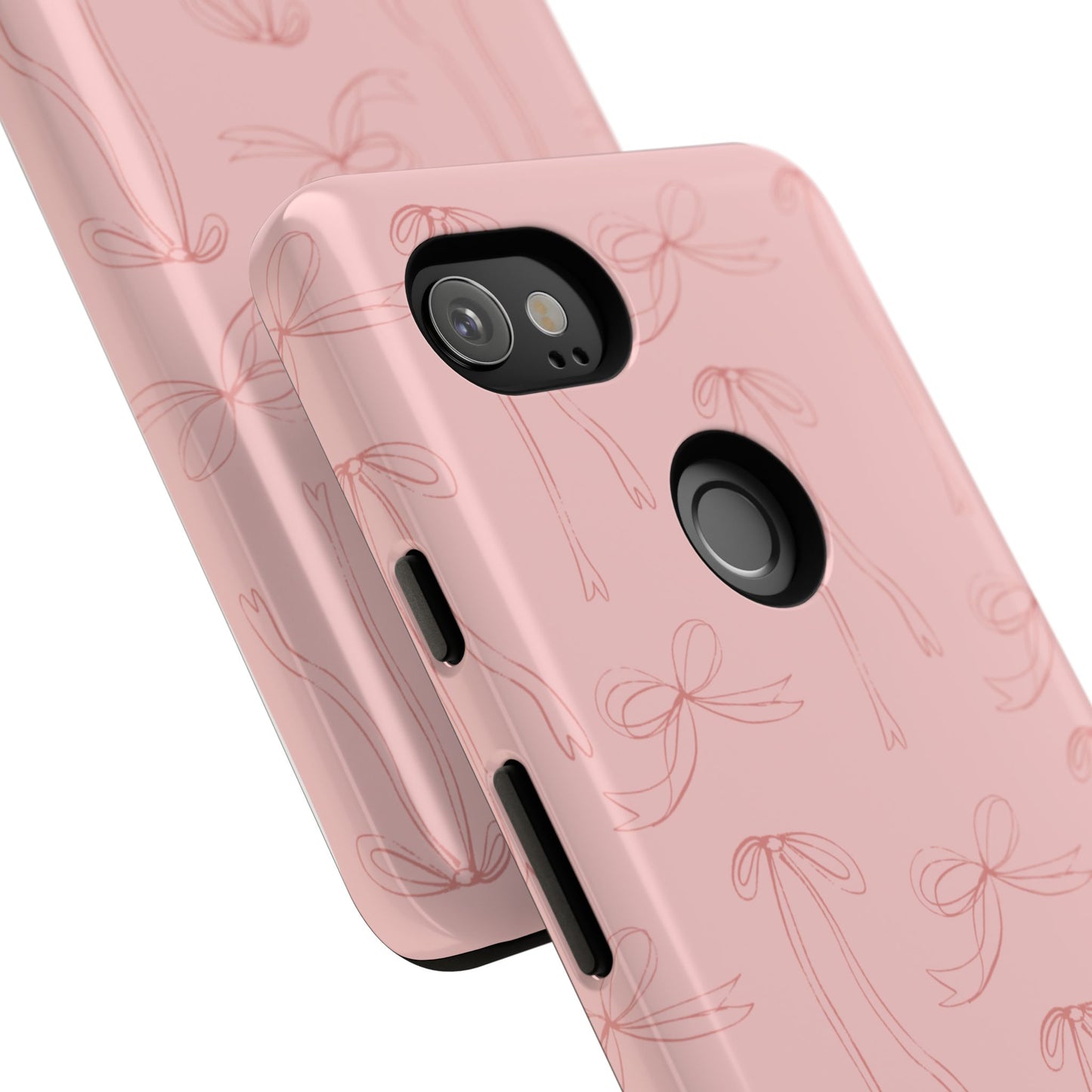 Chic Phone Case with Elegant Bow Design, Stylish Phone Cover, Trendy Accessory for Girls, Birthday Gift, Cute Tech Decor, Protective Case