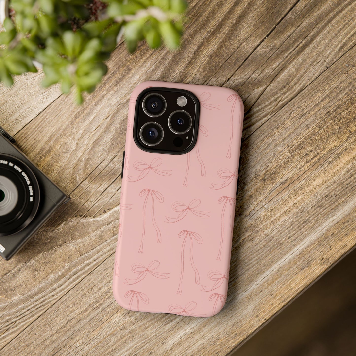 Chic Phone Case with Elegant Bow Design, Stylish Phone Cover, Trendy Accessory for Girls, Birthday Gift, Cute Tech Decor, Protective Case
