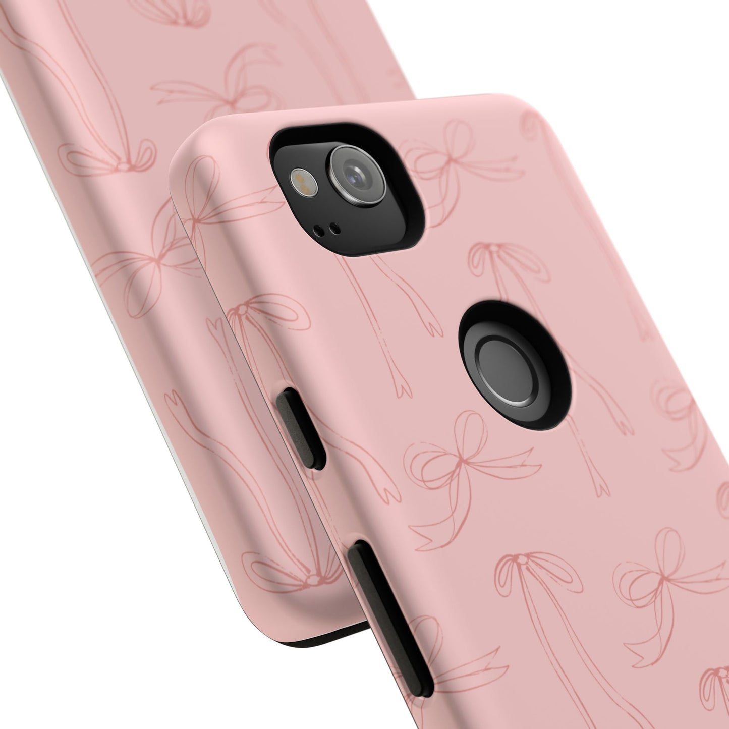 Chic Phone Case with Elegant Bow Design, Stylish Phone Cover, Trendy Accessory for Girls, Birthday Gift, Cute Tech Decor, Protective Case