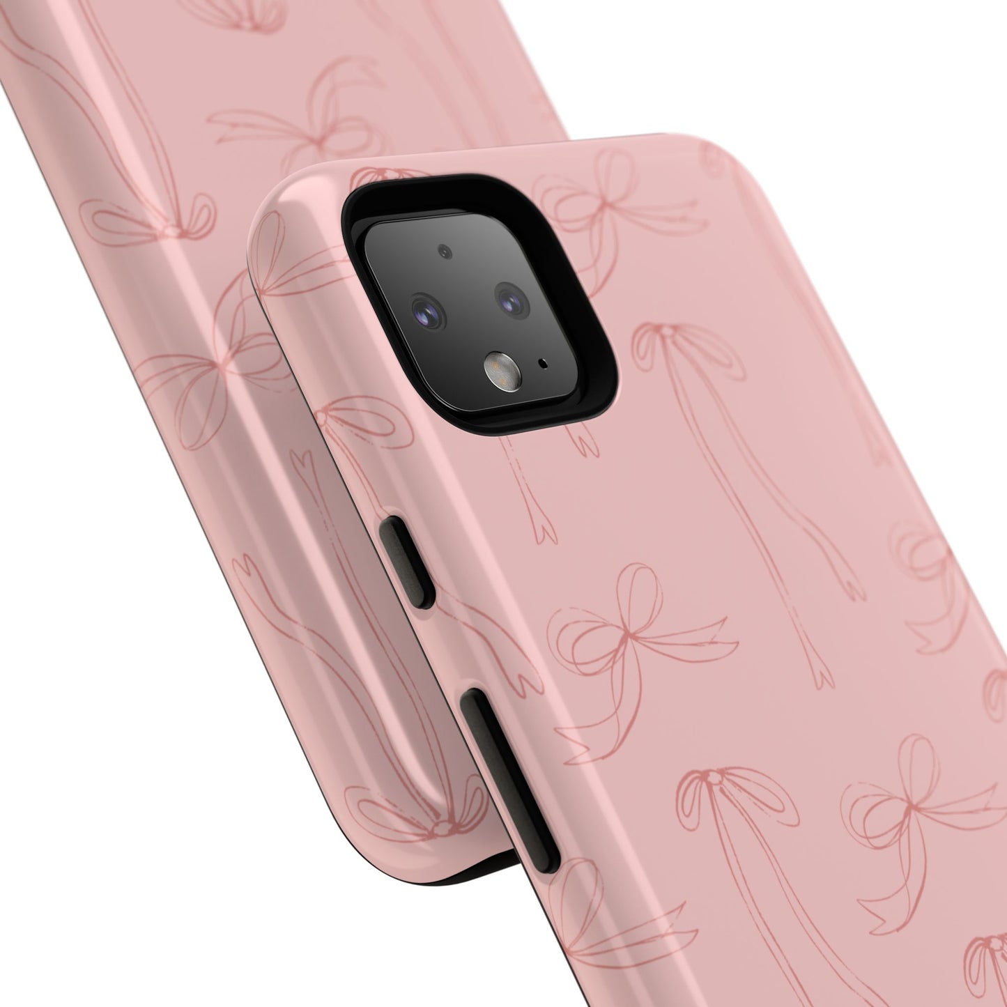 Chic Phone Case with Elegant Bow Design, Stylish Phone Cover, Trendy Accessory for Girls, Birthday Gift, Cute Tech Decor, Protective Case