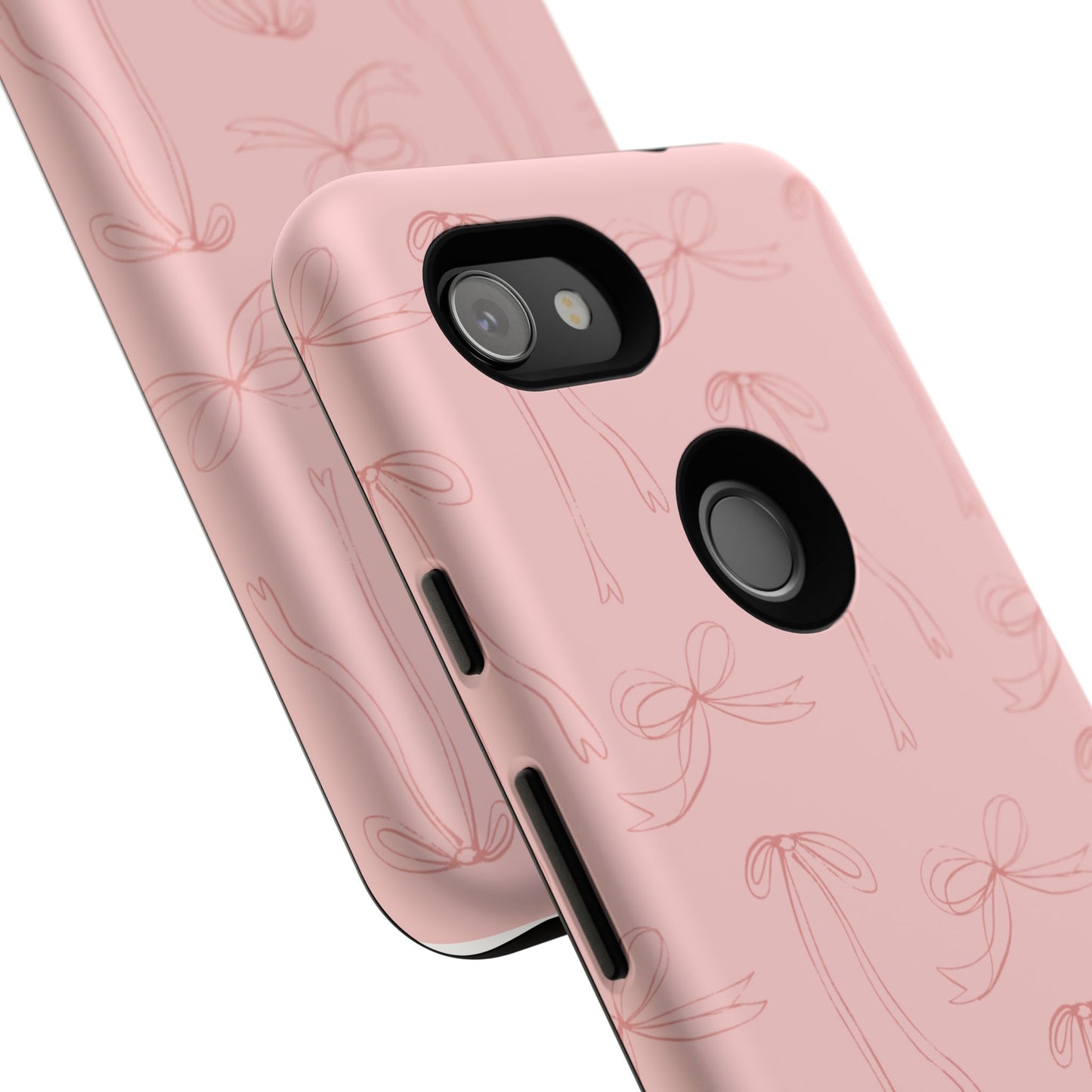 Chic Phone Case with Elegant Bow Design, Stylish Phone Cover, Trendy Accessory for Girls, Birthday Gift, Cute Tech Decor, Protective Case