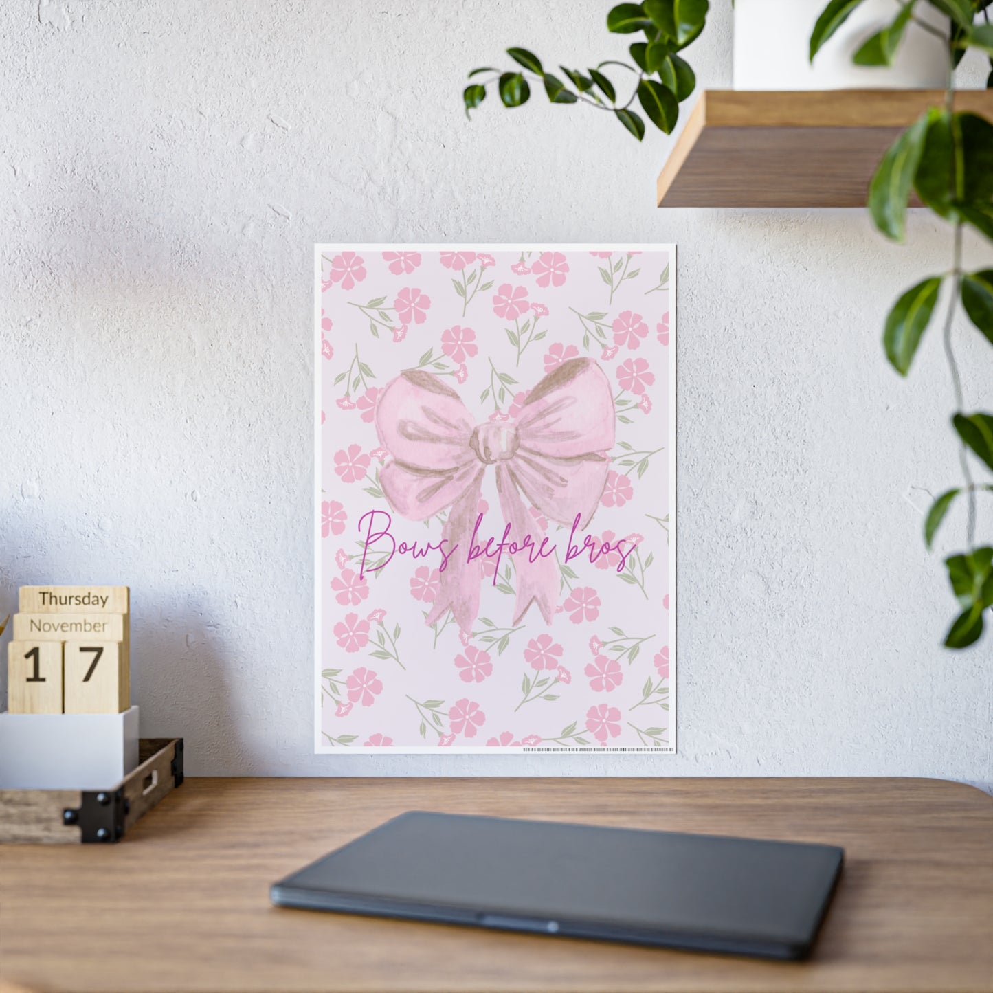 Chic Wall Art Print, Feminine Decor, Home Office Decor, Gift for Her, Inspirational Quote Print