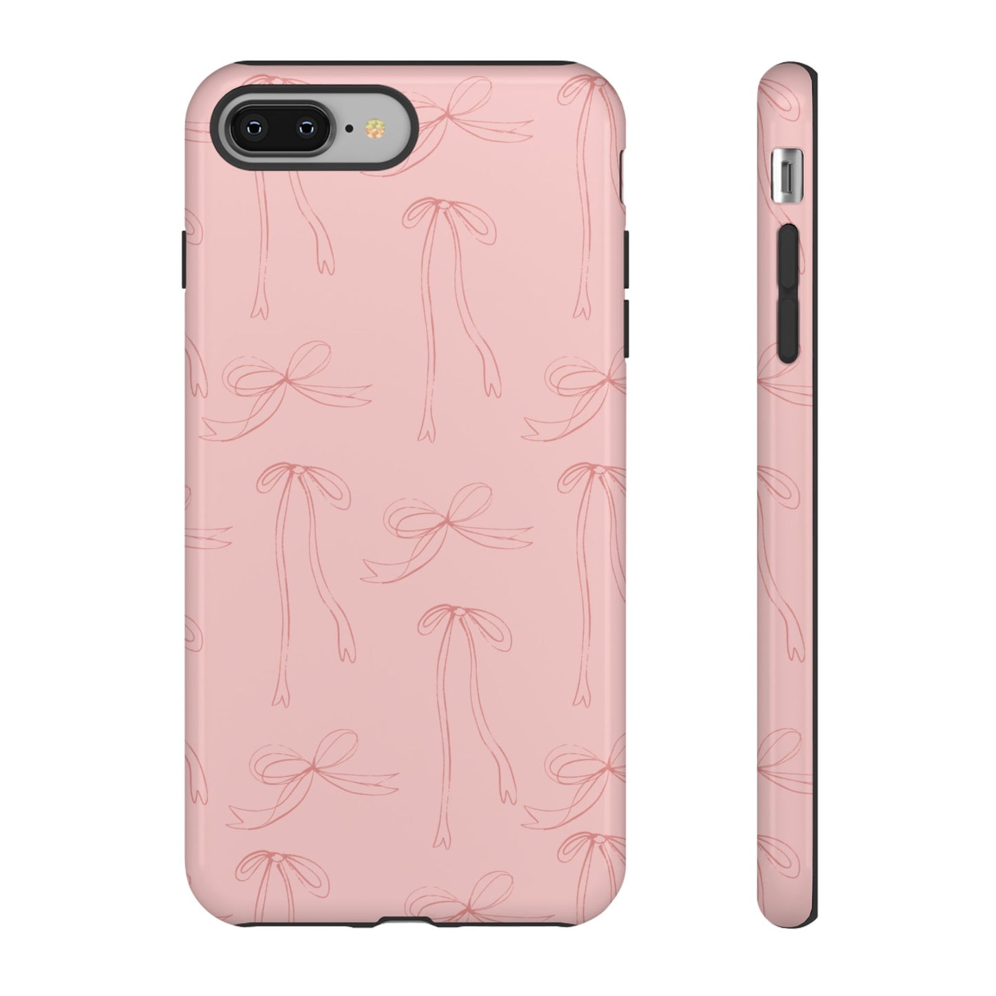 Chic Phone Case with Elegant Bow Design, Stylish Phone Cover, Trendy Accessory for Girls, Birthday Gift, Cute Tech Decor, Protective Case