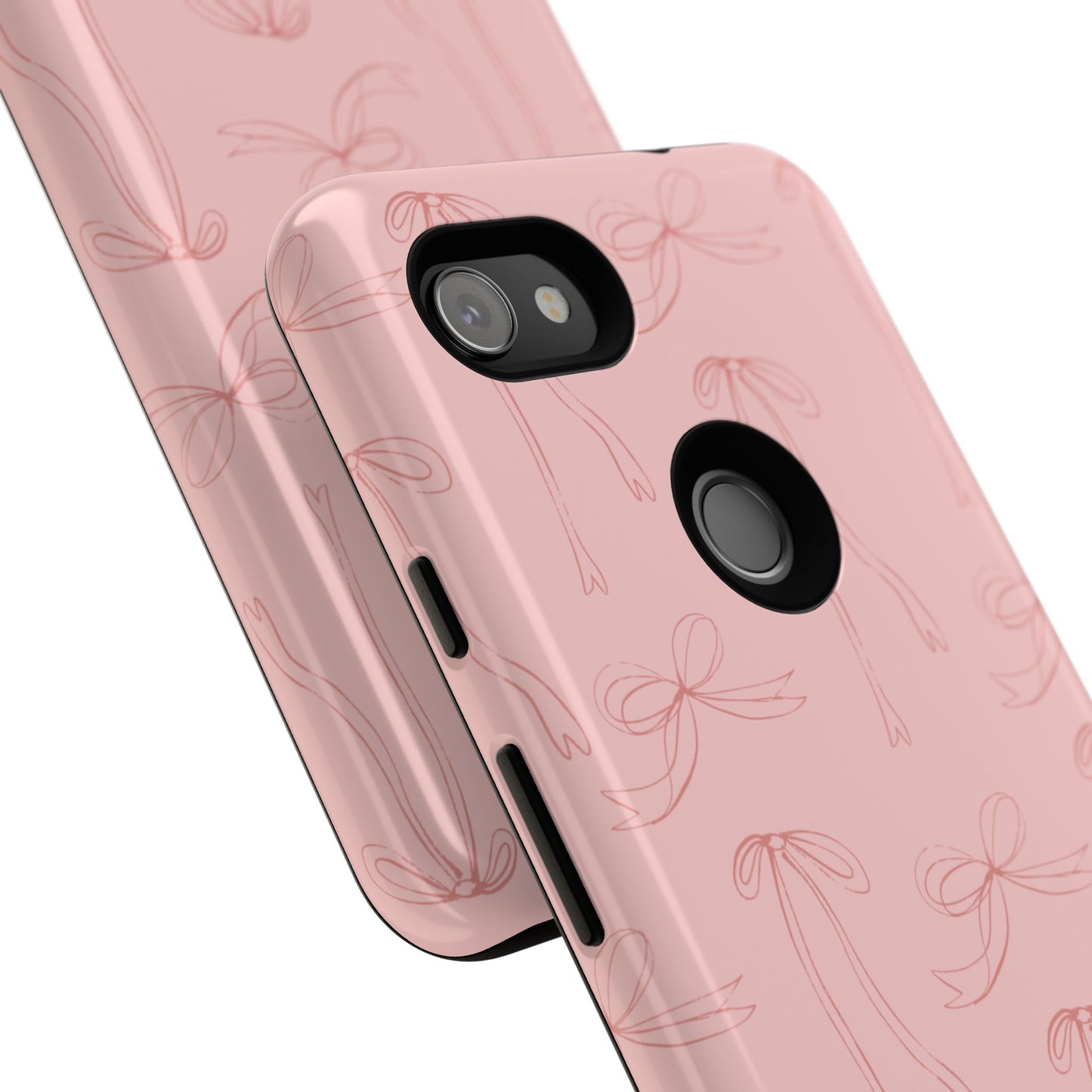 Chic Phone Case with Elegant Bow Design, Stylish Phone Cover, Trendy Accessory for Girls, Birthday Gift, Cute Tech Decor, Protective Case