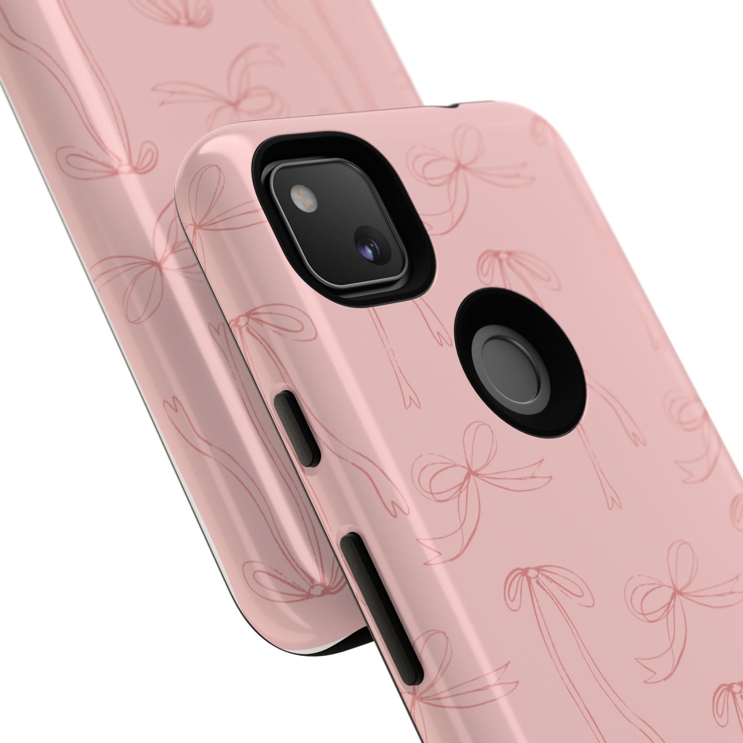 Chic Phone Case with Elegant Bow Design, Stylish Phone Cover, Trendy Accessory for Girls, Birthday Gift, Cute Tech Decor, Protective Case