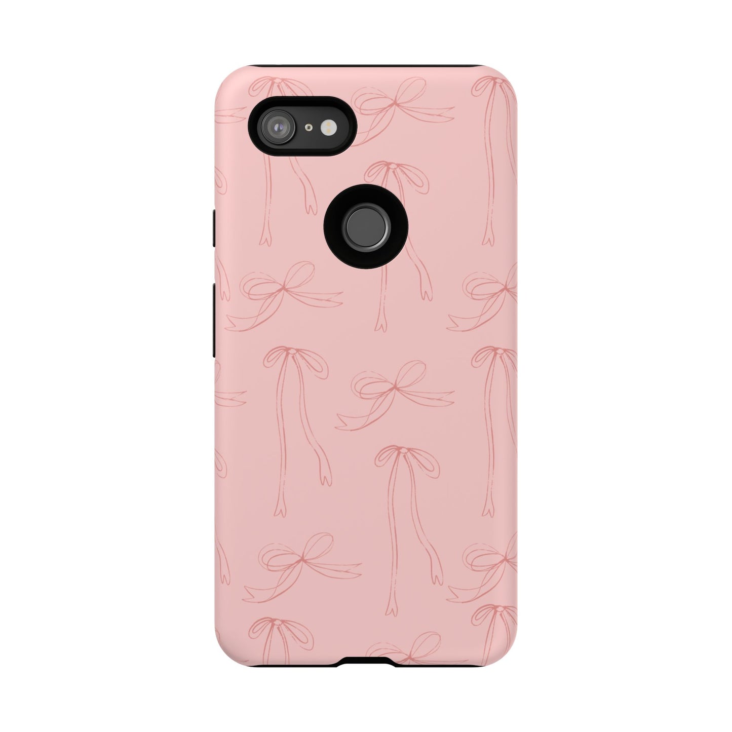 Chic Phone Case with Elegant Bow Design, Stylish Phone Cover, Trendy Accessory for Girls, Birthday Gift, Cute Tech Decor, Protective Case