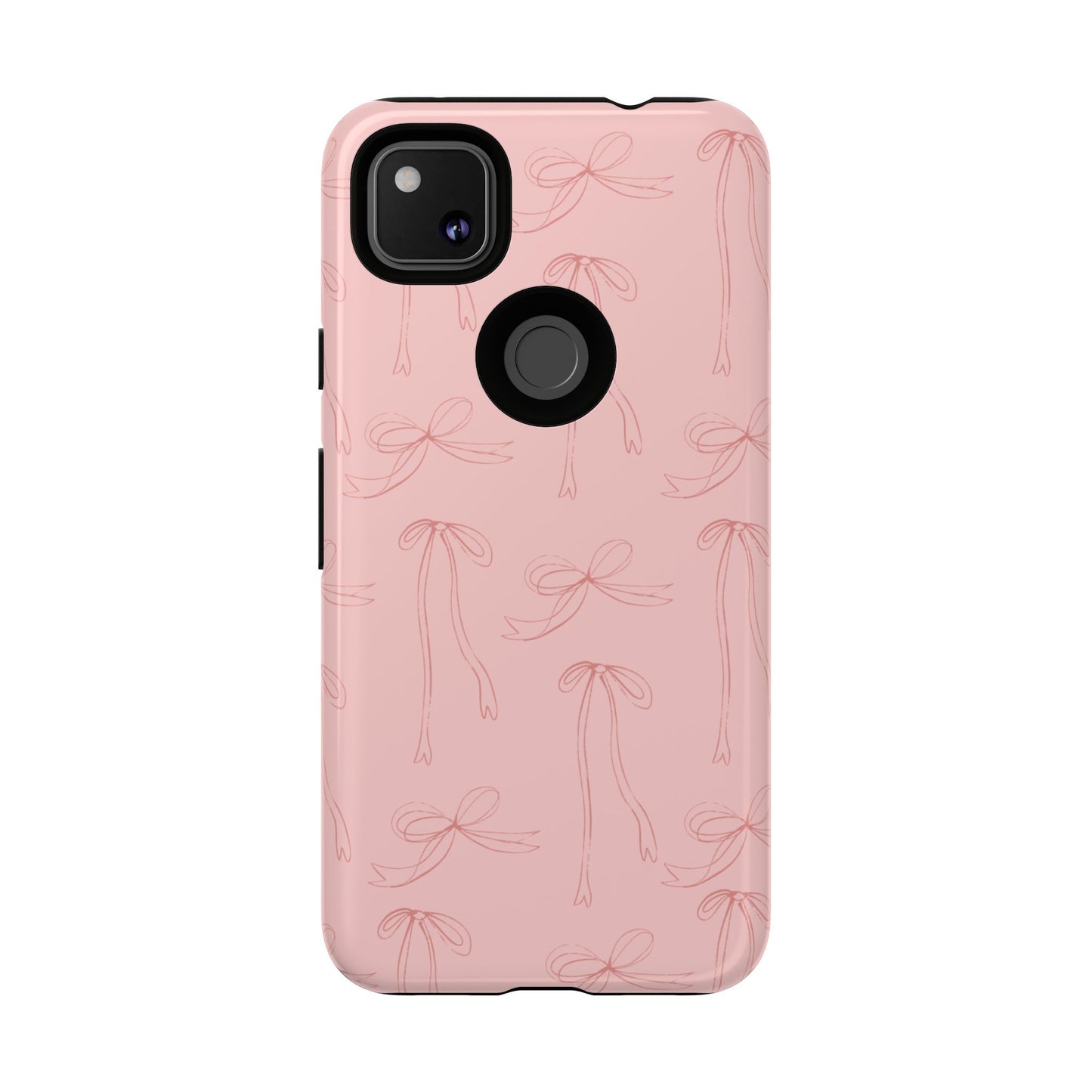 Chic Phone Case with Elegant Bow Design, Stylish Phone Cover, Trendy Accessory for Girls, Birthday Gift, Cute Tech Decor, Protective Case