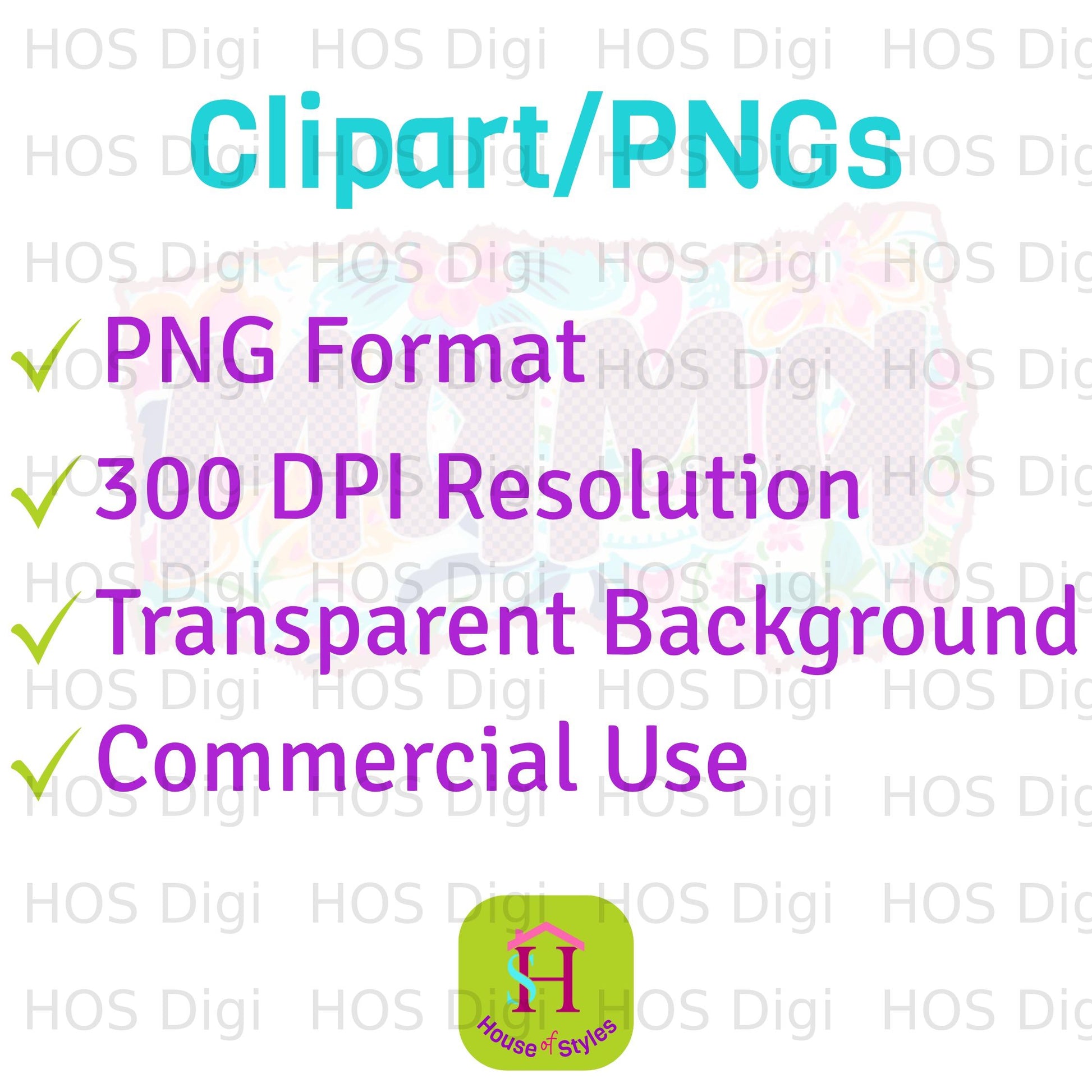 Clipart PNG with "PNG Format," "300 DPI Resolution," and "Commercial Use."