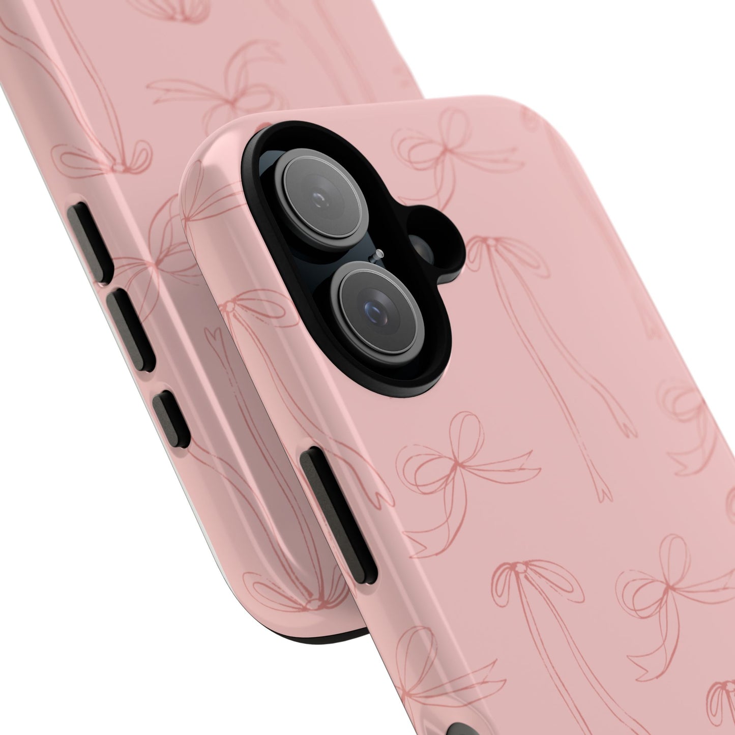 Chic Phone Case with Elegant Bow Design, Stylish Phone Cover, Trendy Accessory for Girls, Birthday Gift, Cute Tech Decor, Protective Case